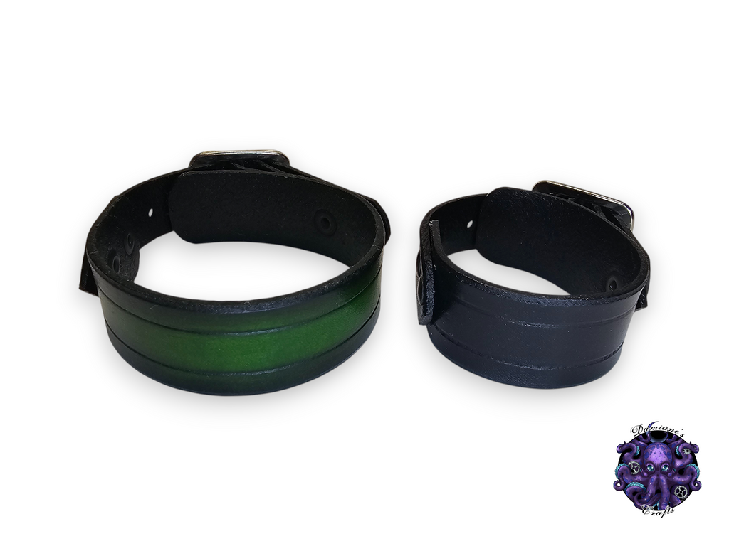 Cuero auténtico, pulsera, brazalete, brazalete, correa, hebilla, medieval, gótico, punk, rock, metal, heavy metal, accesorio de moda