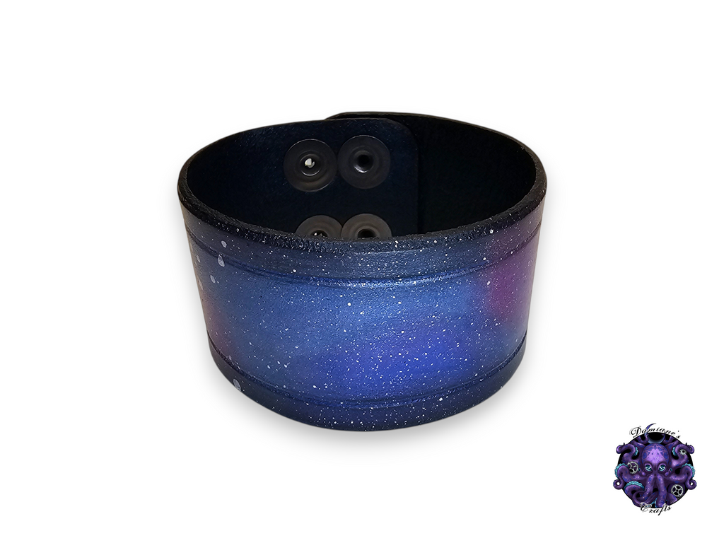 Cuero auténtico, pulsera, brazalete, brazalete, sencillo, medieval, gótico, punk, rock, metal, heavy metal, accesorio de moda
