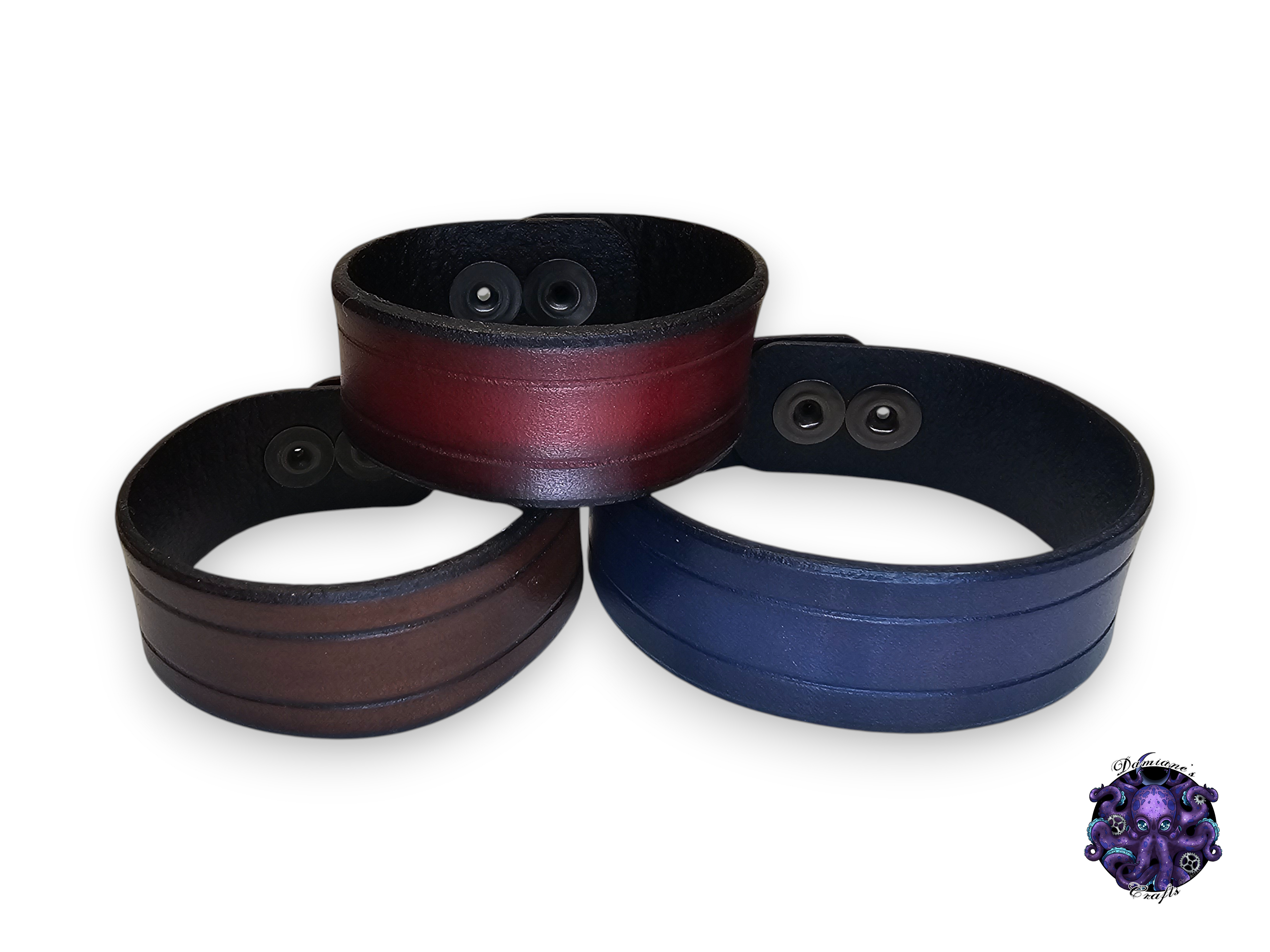 Real leather, Wristband, Wristcuff, Cuff, Bracelet, simple, Medieval, gothic, punk, rock, metal, heavy metal, mode accessory