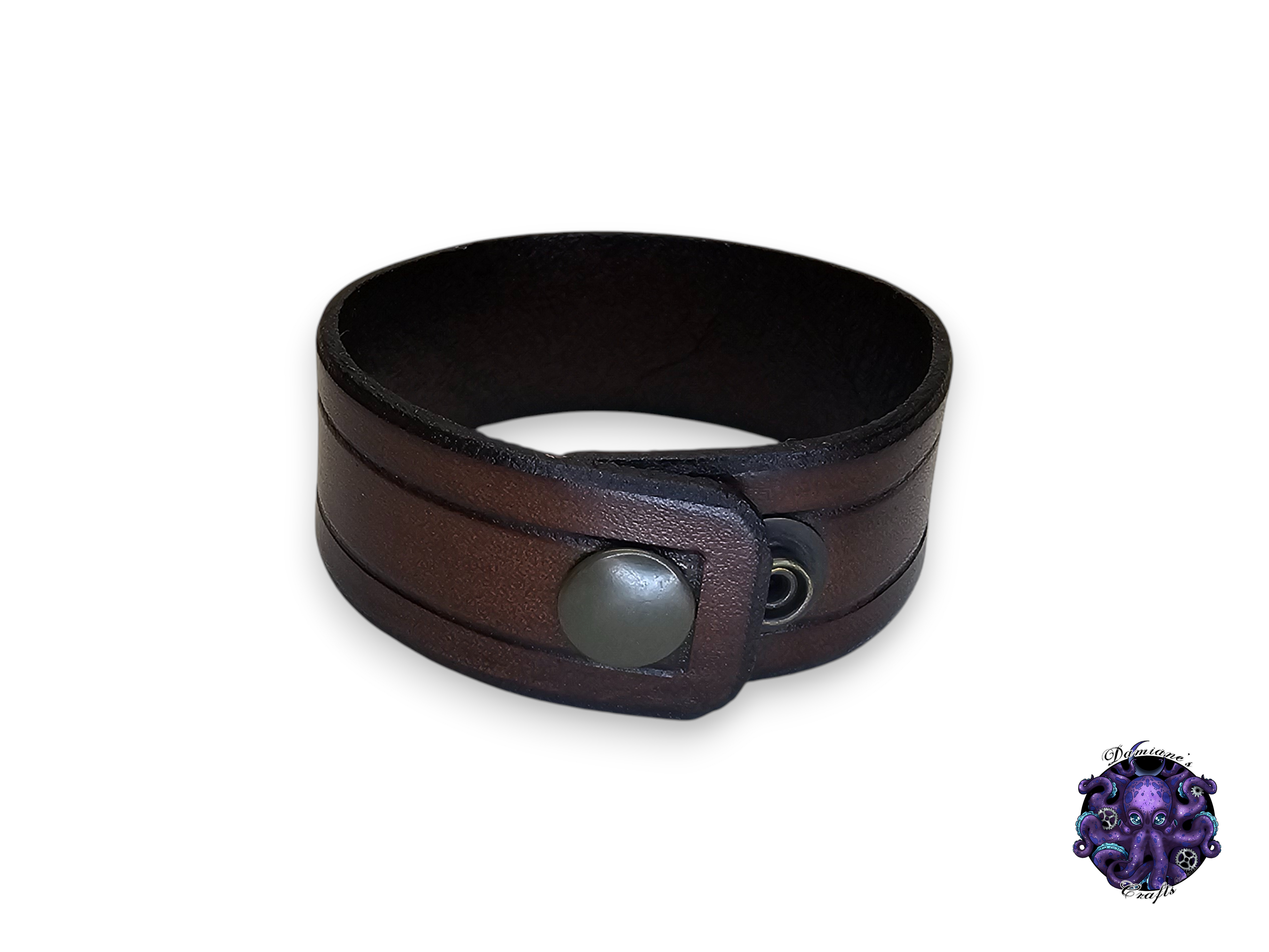 Bracelet en cuir véritable, manchette, style médiéval, gothique, punk, rock, métal, heavy metal, accessoire de mode