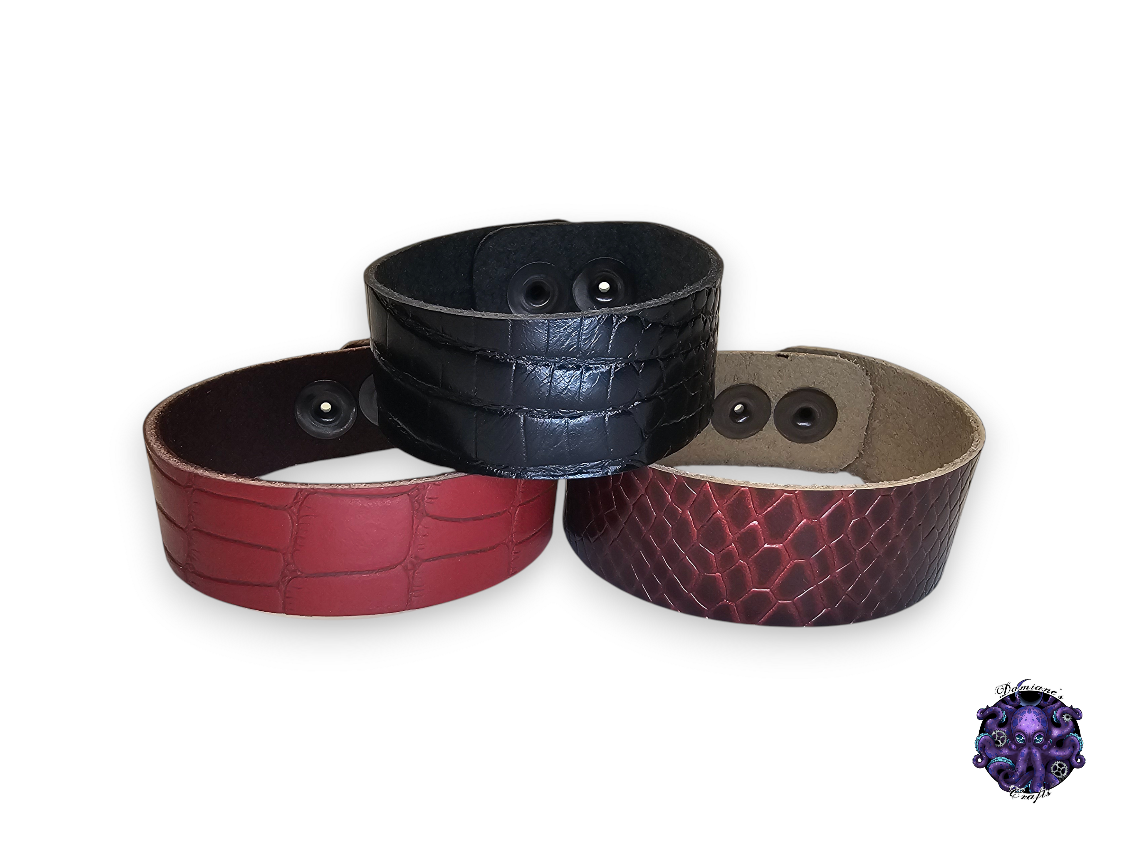 Real leather, Wristband, Wristcuff, Cuff, Bracelet, simple, snap, Medieval, gothic, punk, rock, metal, heavy metal, mode accessory