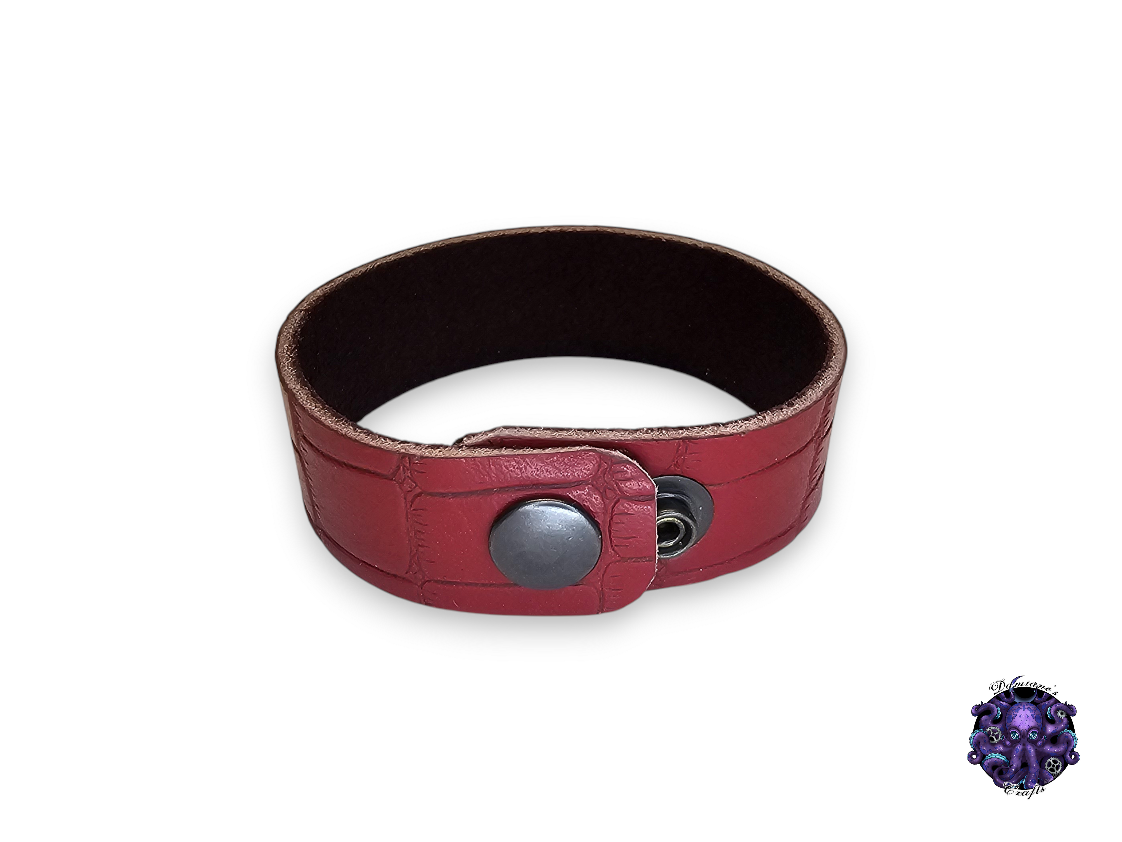 Real leather, Wristband, Wristcuff, Cuff, Bracelet, simple, snap, Medieval, gothic, punk, rock, metal, heavy metal, mode accessory