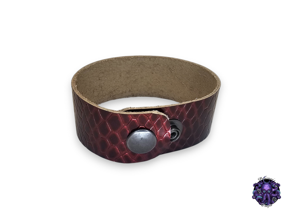 Cuero auténtico, pulsera, brazalete, brazalete, brazalete, simple, broche, medieval, gótico, punk, rock, metal, heavy metal, accesorio de moda