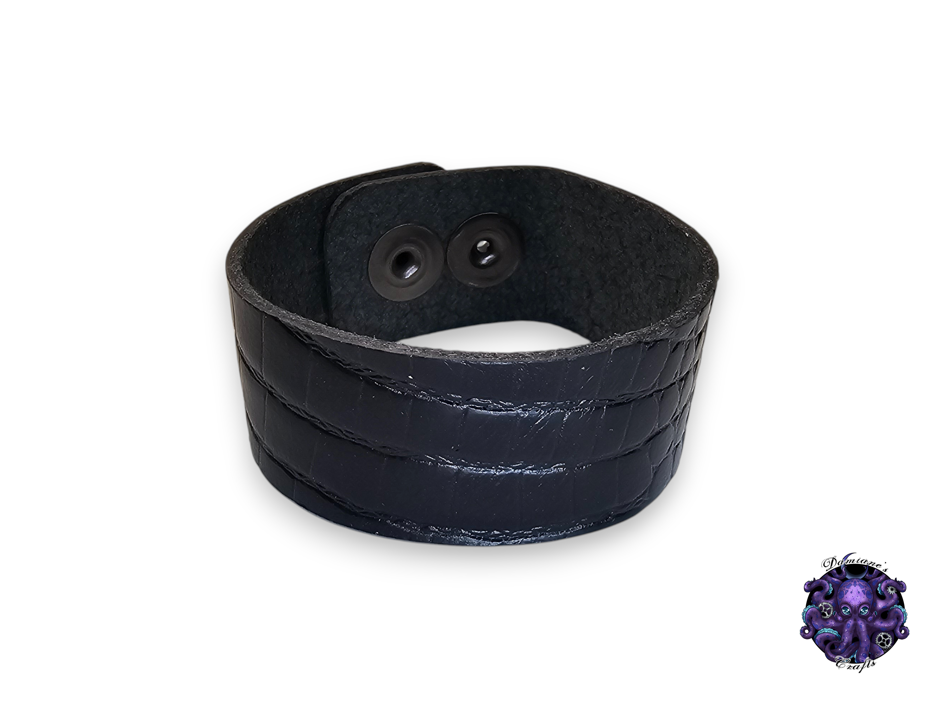 Real leather, Wristband, Wristcuff, Cuff, Bracelet, simple, snap, Medieval, gothic, punk, rock, metal, heavy metal, mode accessory