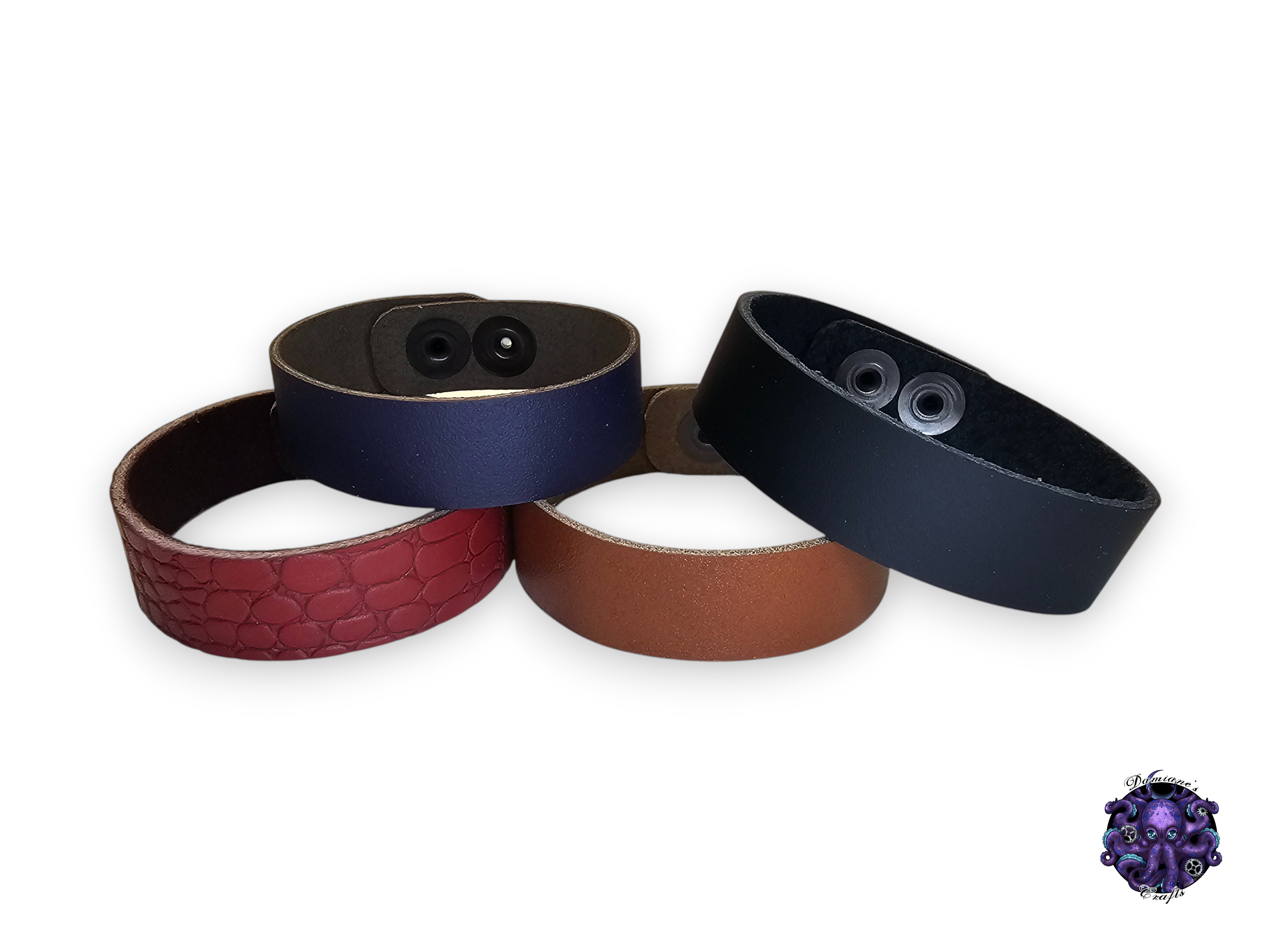 Real leather, Wristband, Wristcuff, Cuff, Bracelet, simple, snap, Medieval, gothic, punk, rock, metal, heavy metal, mode accessory