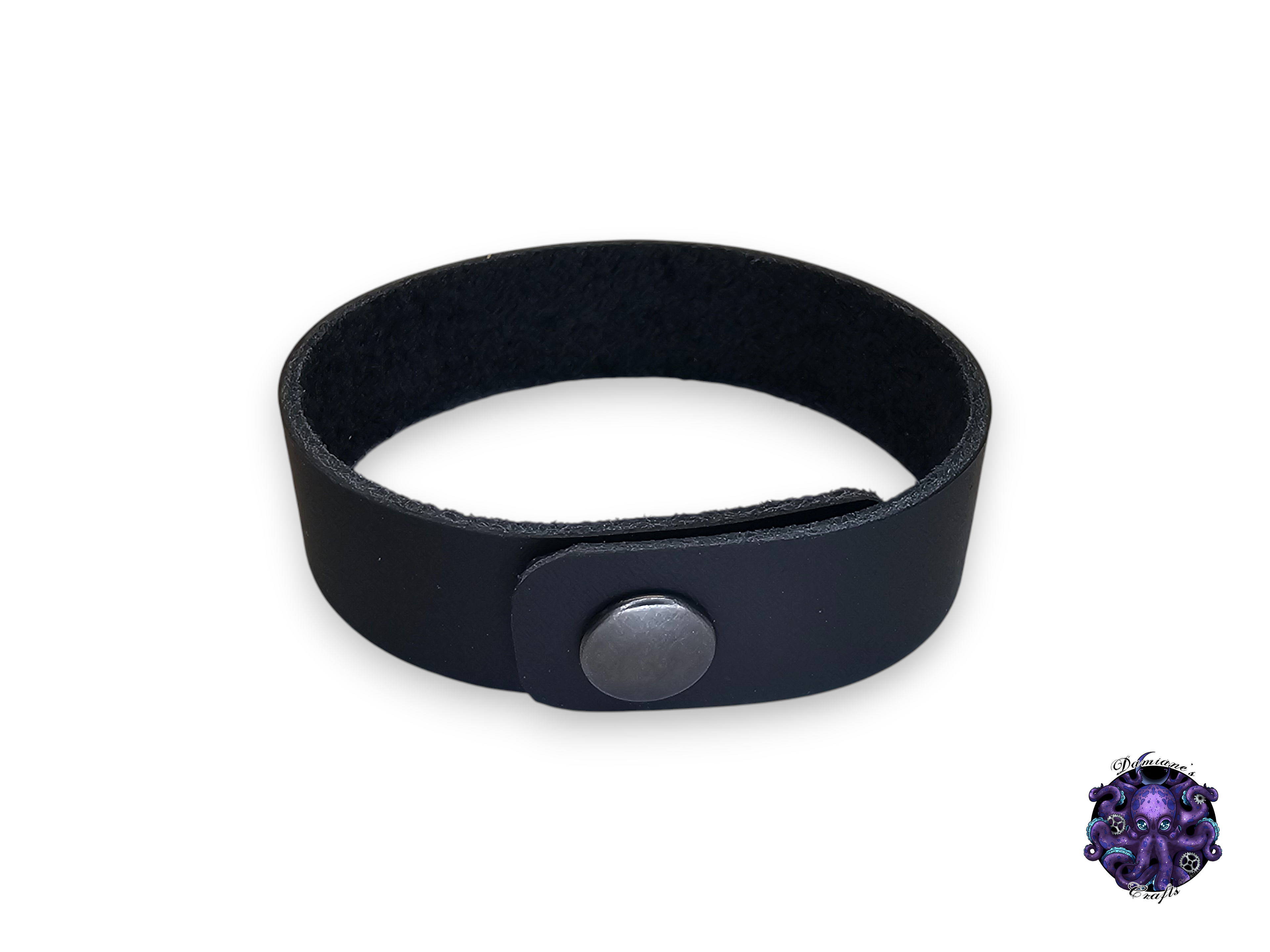Cuero auténtico, pulsera, brazalete, brazalete, brazalete, simple, broche, medieval, gótico, punk, rock, metal, heavy metal, accesorio de moda
