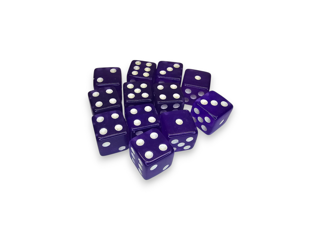 Dados acrílicos, D6, juego, paquete de 6, paquete de 8, paquete de 12, juego de mesa, juegos, multicolor