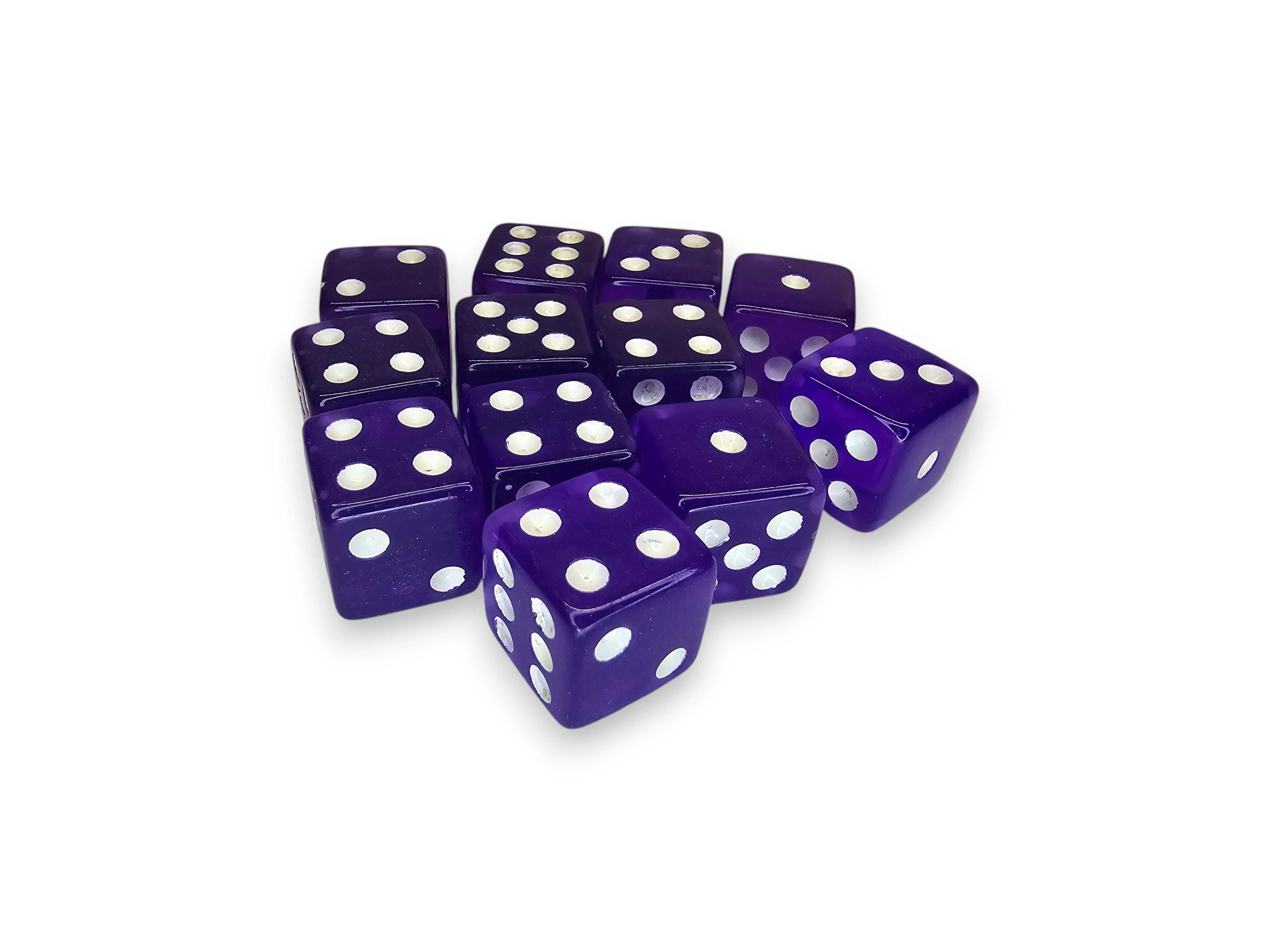 Acrylic Dice, D6, set, Pack of 6, Pack of 8, Pack of 12, board game, gaming, multicolor