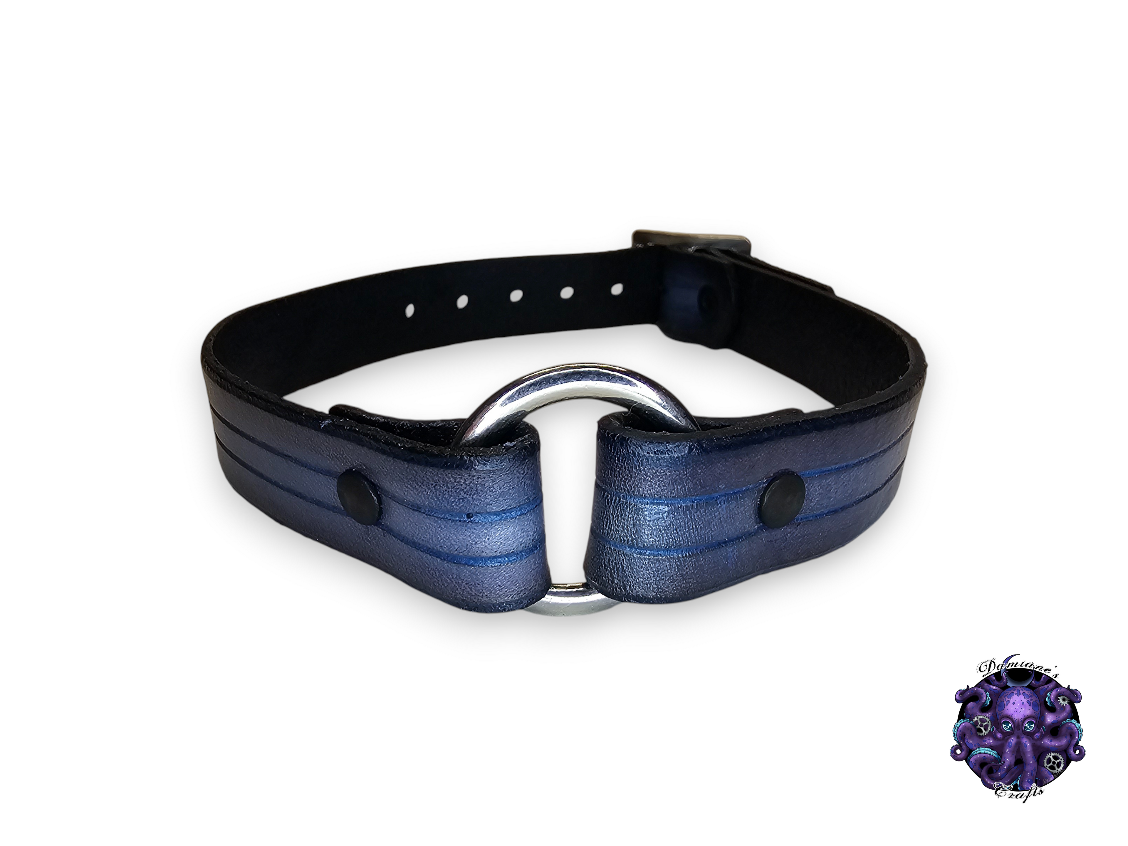 SALE, Grade B, Real leather, Choker, thin, ring, O-ring, steampunk, Medieval, Gothic, Vampire, punk, rock, metal, heavy metal, mode accessory, bdsm