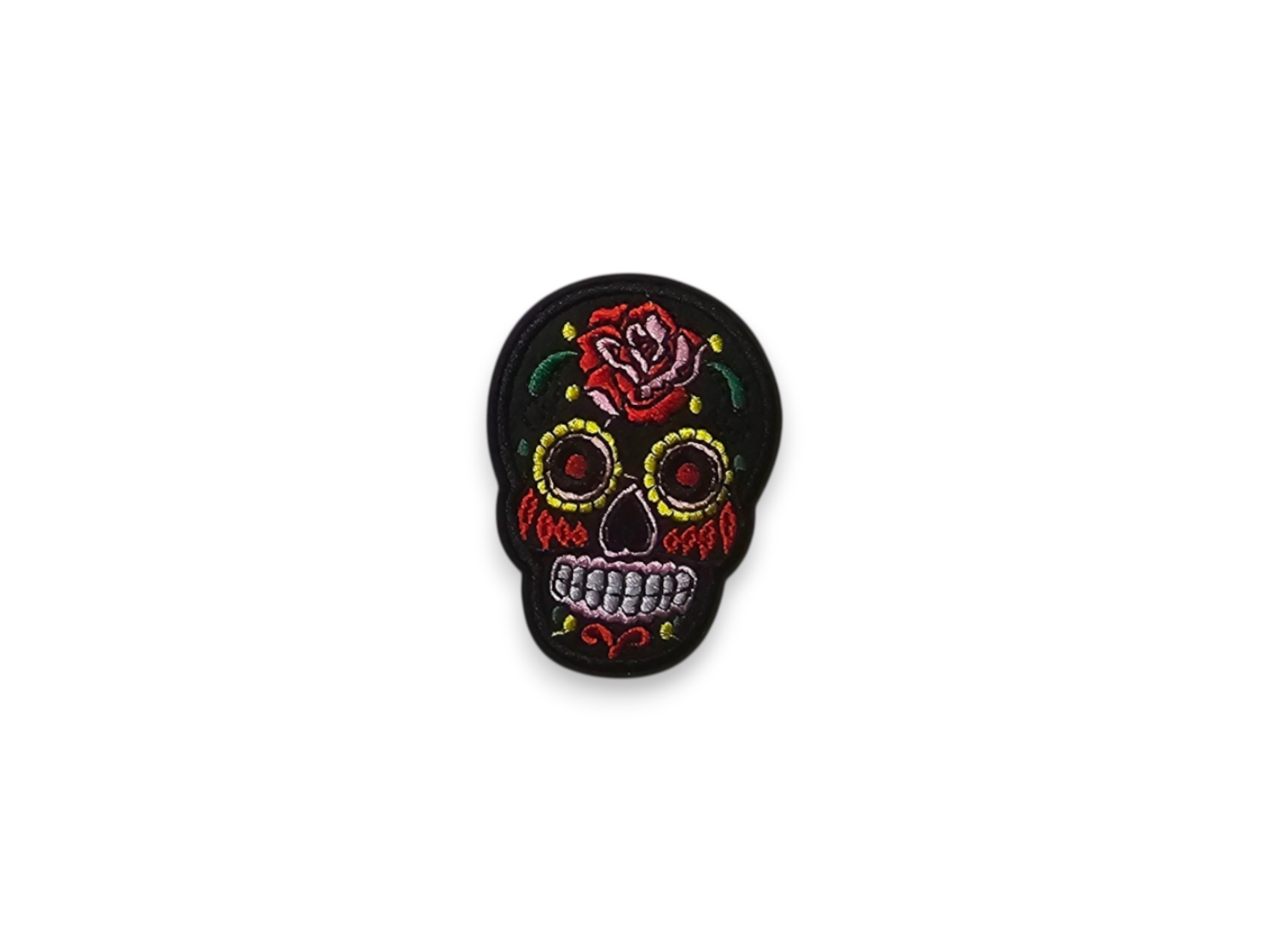 Embroided Patch, Iron on, Glue, Craft supply, Embroidery, Fabric, Skull, Dia de Muertos, mexico, holiday, festival, fiesta