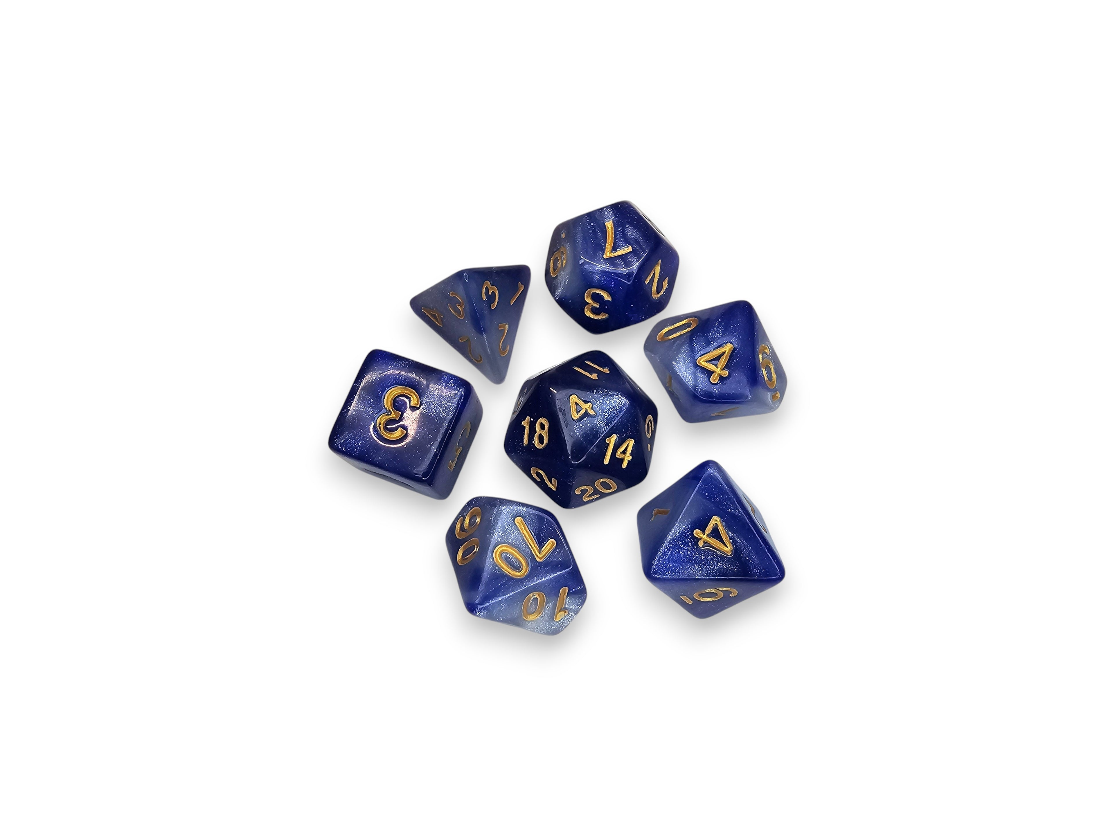 Dados acrílicos, poliédricos, juegos, grabados, perlados, brillantes, bicolor, DnD, mazmorras, dragones, juegos de mesa, juegos