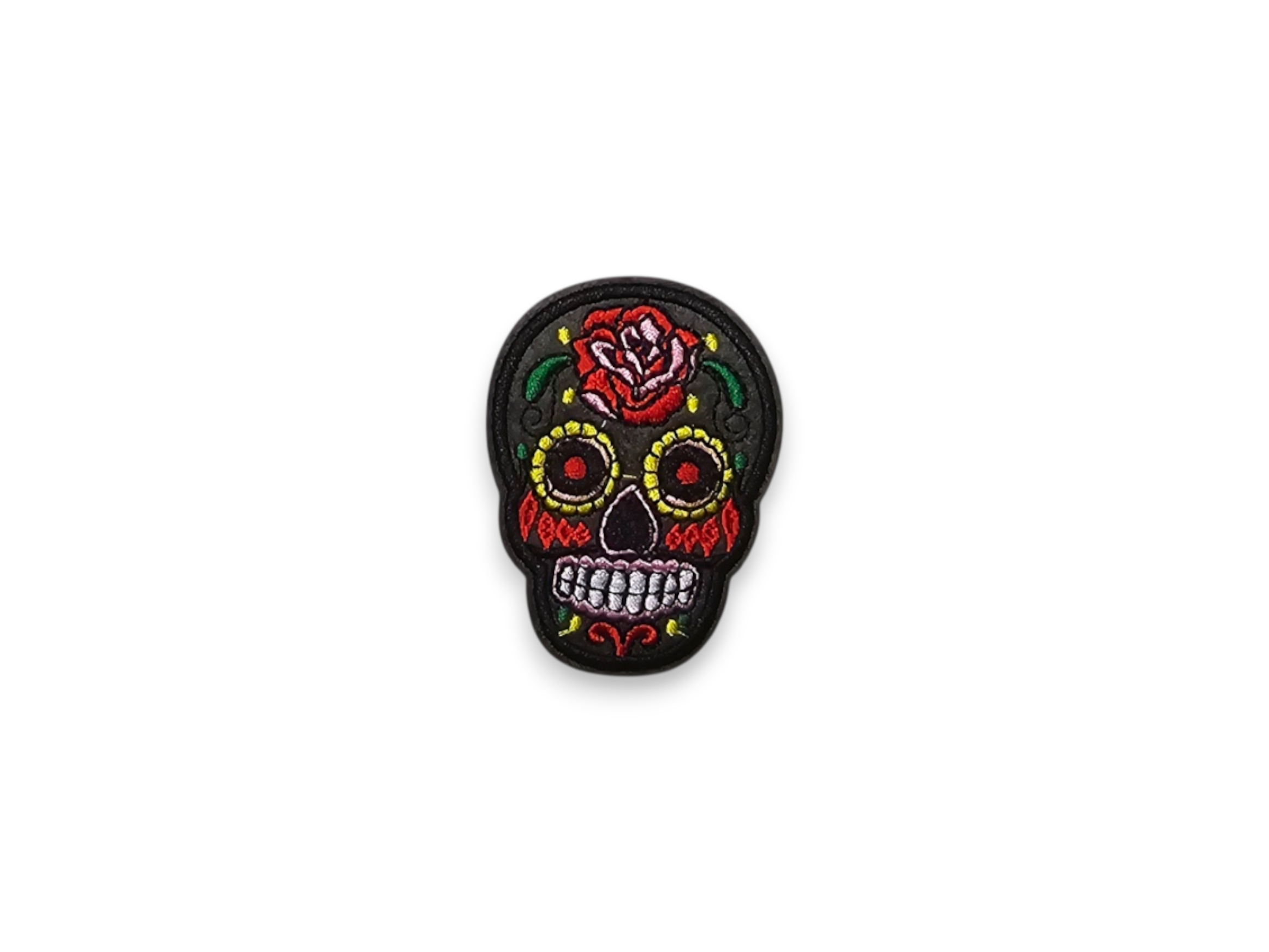 Embroided Patch, Iron on, Glue, Craft supply, Embroidery, Fabric, Skull, Dia de Muertos, mexico, holiday, festival, fiesta