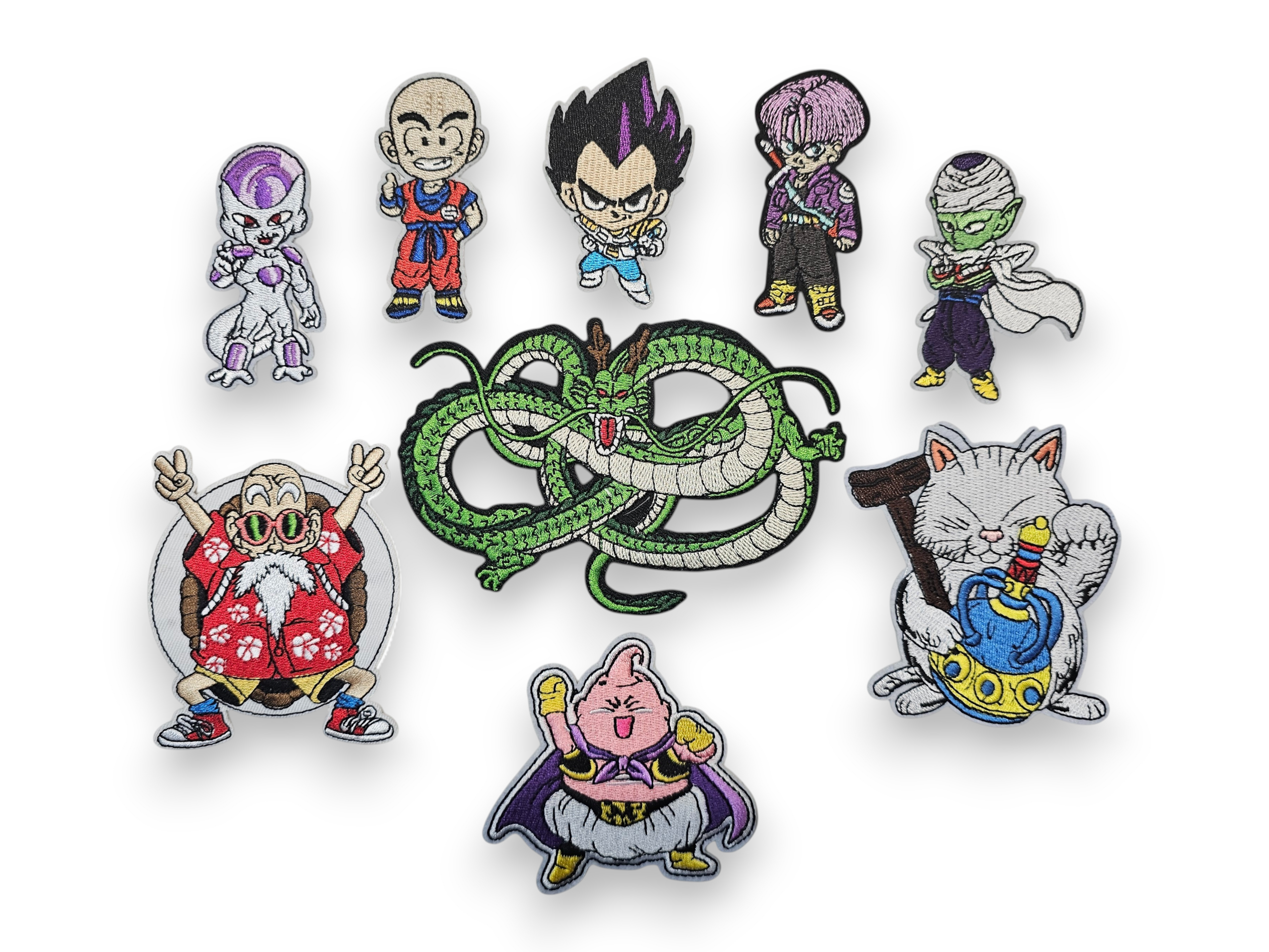 Embroided Patch, Iron on, Glue, Craft supply, Embroidery, Fabric, tv show, Anime, classic, ball, dragon, monkey