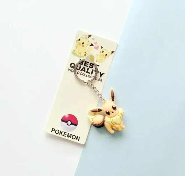 Keychain, Monster, Pocket, Creature, Tv serie, Anime, Video game, Children, Silicone, Accessory, Bag charm