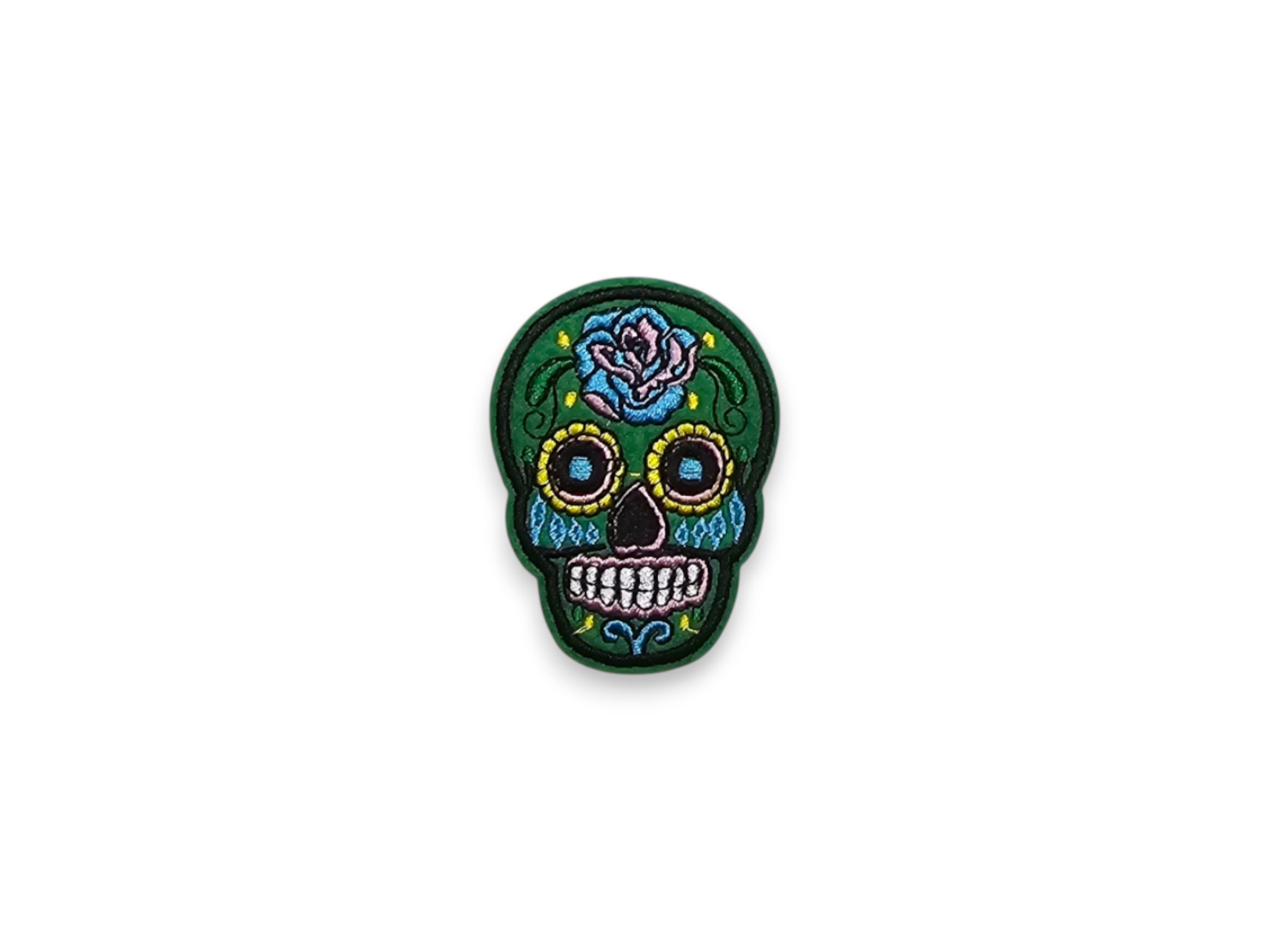 Embroided Patch, Iron on, Glue, Craft supply, Embroidery, Fabric, Skull, Dia de Muertos, mexico, holiday, festival, fiesta