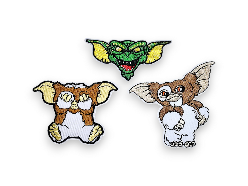 Embroided Patch, Iron on, Glue, Craft supply, Embroidery, Fabric, movie, classic, monster, creature, fluffy, cute