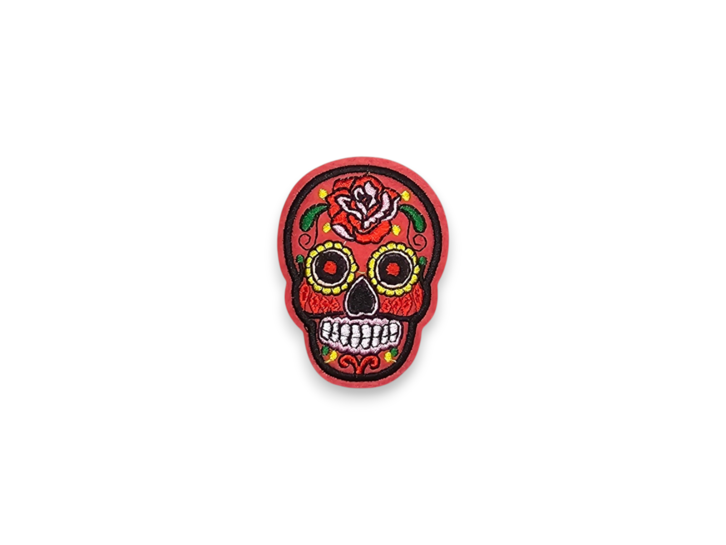 Embroided Patch, Iron on, Glue, Craft supply, Embroidery, Fabric, Skull, Dia de Muertos, mexico, holiday, festival, fiesta