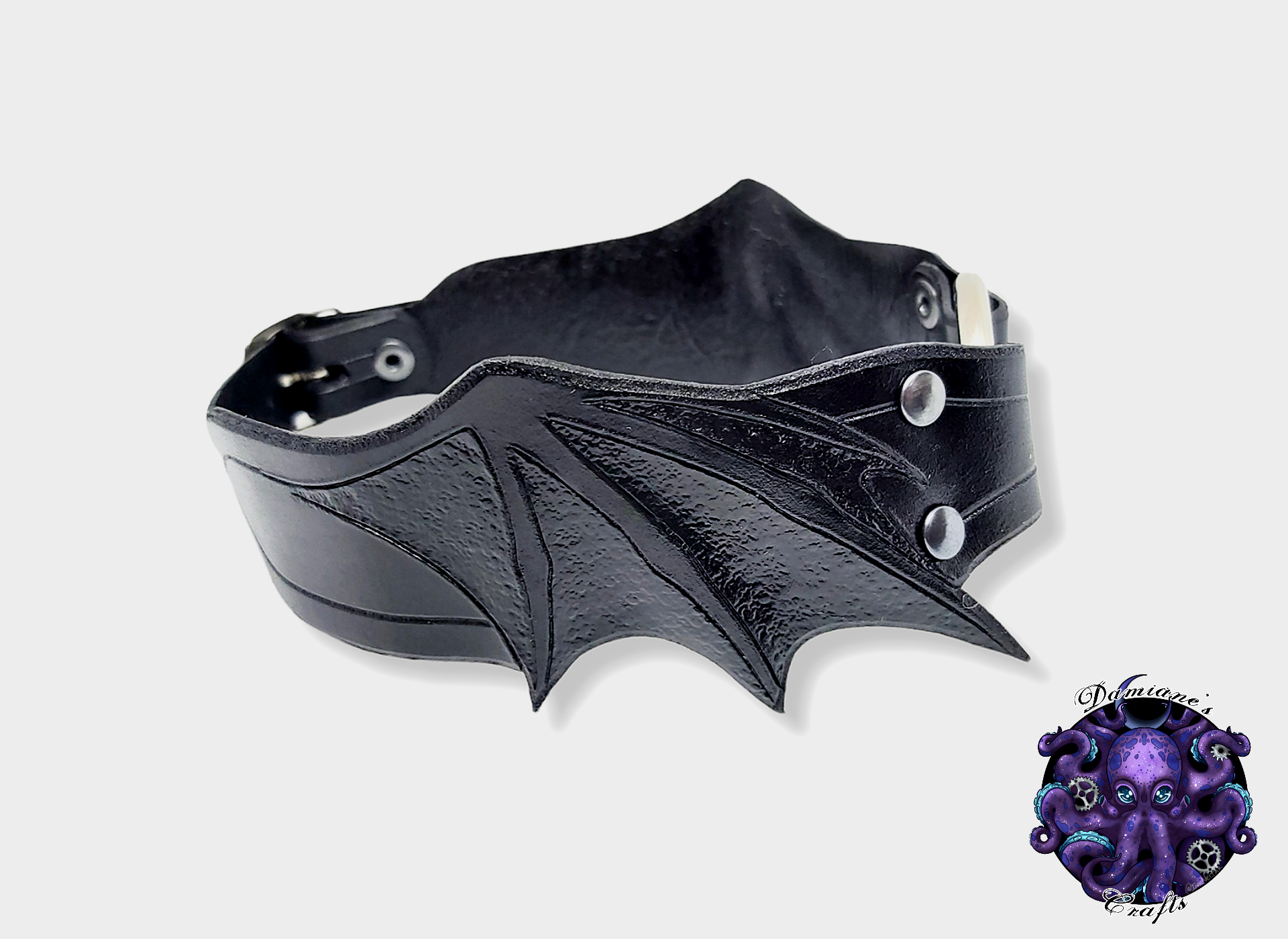 SALE, Real leather, Choker, Grade B, Bat wing, Pentagram, steampunk, Medieval, Gothic, Vampire, punk, rock, metal, heavy metal, mode accessory, bdsm
