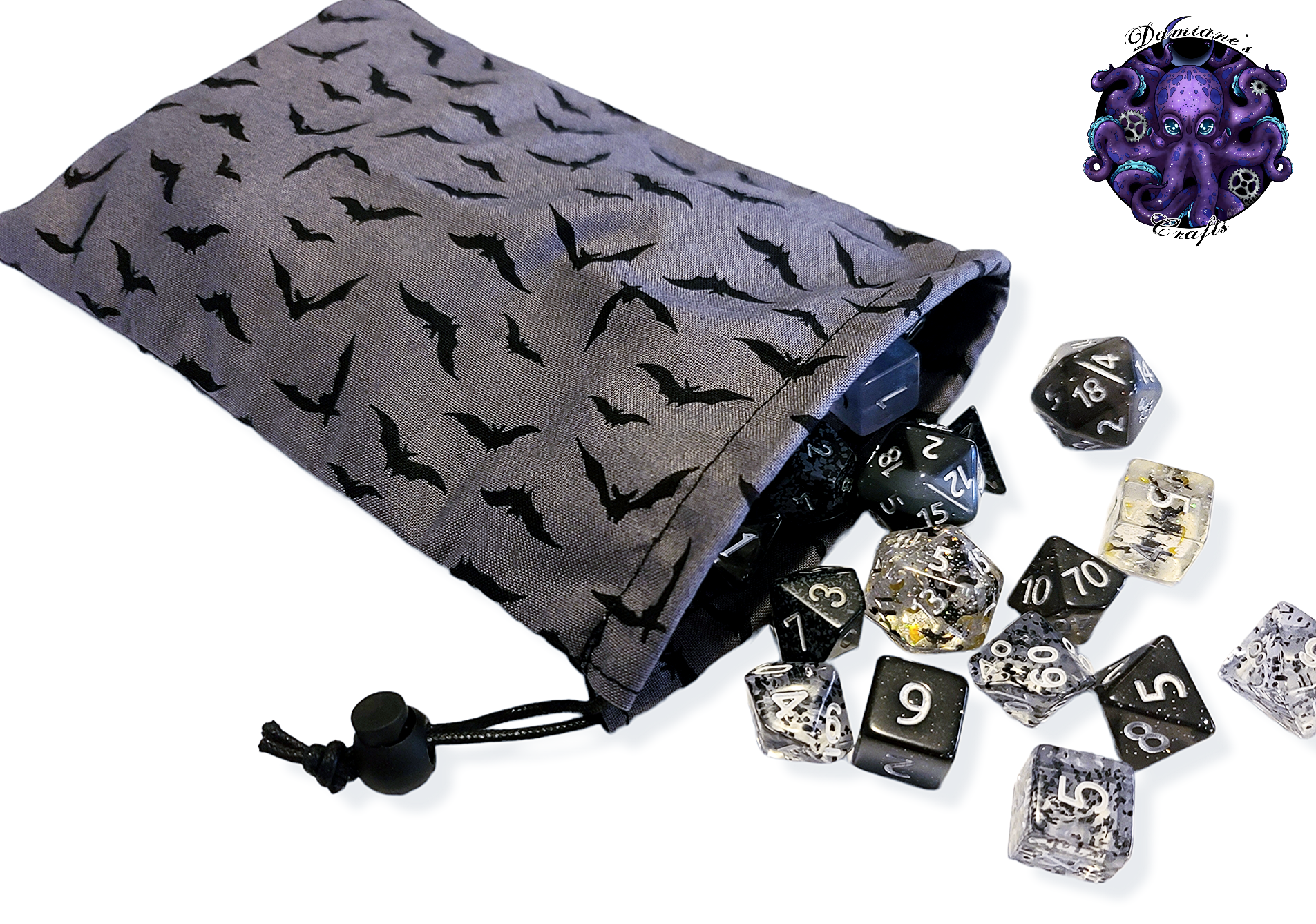 Fabric Pouch, Pocket, Medieval, purse, coin, dice, money, fabric, cord, dnd, dice, rpg, larp