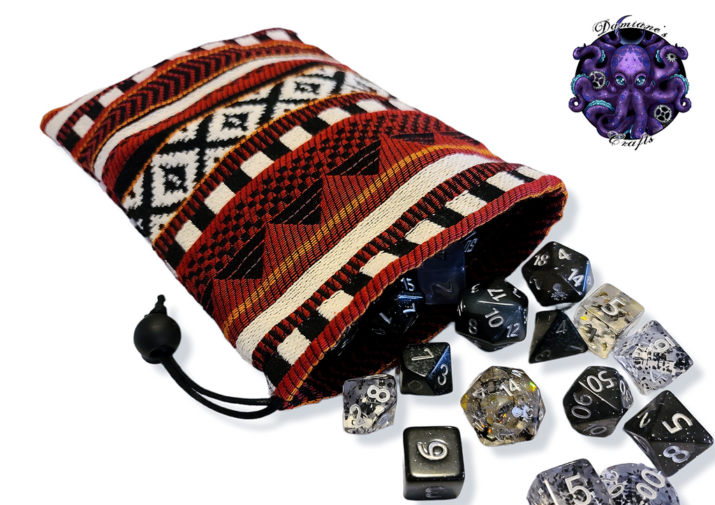 Fabric Pouch, Pocket, Medieval, purse, coin, dice, money, fabric, cord, dnd, dice, rpg, larp