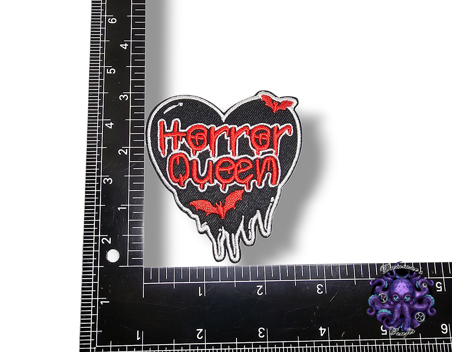 Embroided Patch, Iron on, Glue, Craft supply, Embroidery, Fabric, Movie, Old movies, classic, horror, 80s, knife, dream it, rocky