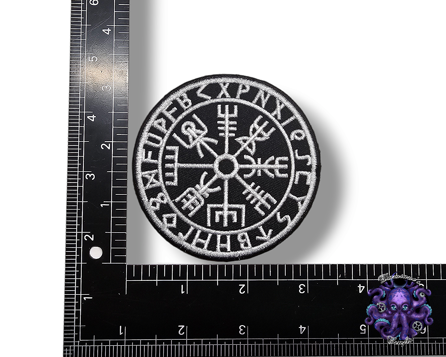 Embroided Patch, Iron on, Glue, Craft supply, Embroidery, Fabric, Viking, Vegvizir, warrior, Yggdrasil, couple, celtic, knot, Valknut, mythology, norse, axe, mjolnir, Triskel, Aegishjalmur