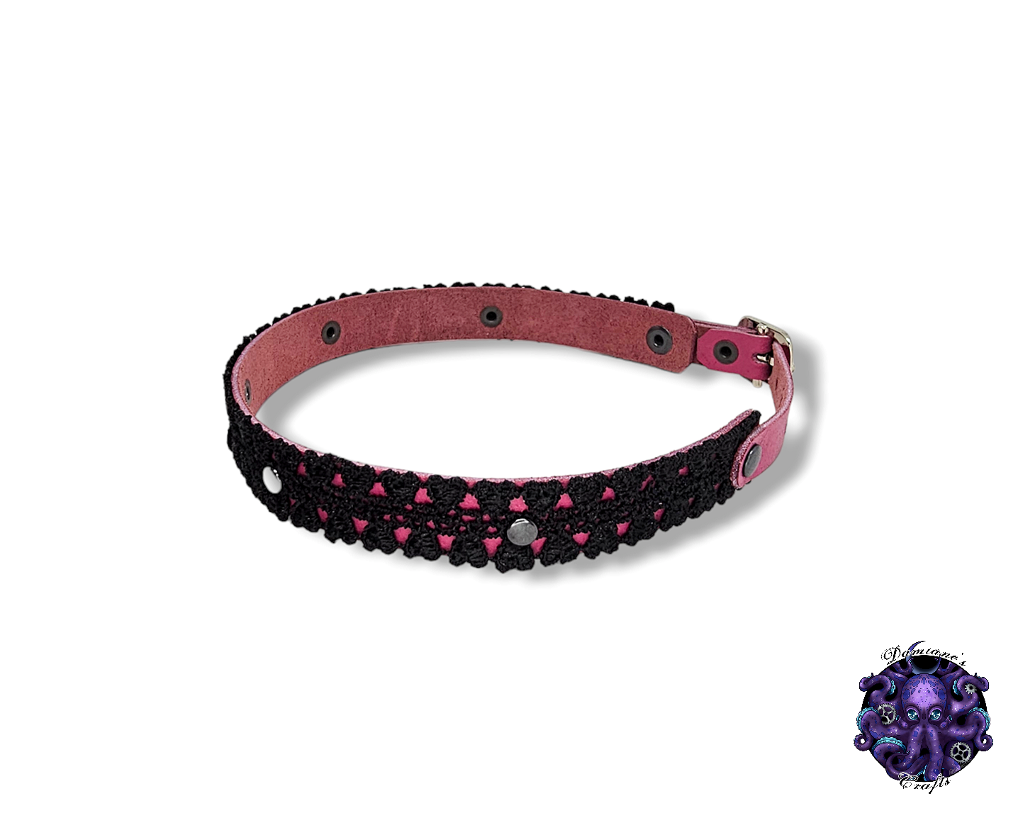 Real leather, Choker, Lace, Guipure, steampunk, Medieval, Gothic, Vampire, punk, rock, metal, heavy metal, mode accessory, bdsm