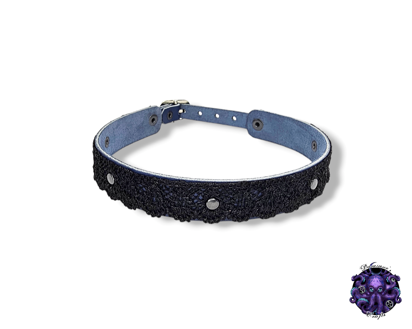 Real leather, Choker, Lace, Guipure, steampunk, Medieval, Gothic, Vampire, punk, rock, metal, heavy metal, mode accessory, bdsm