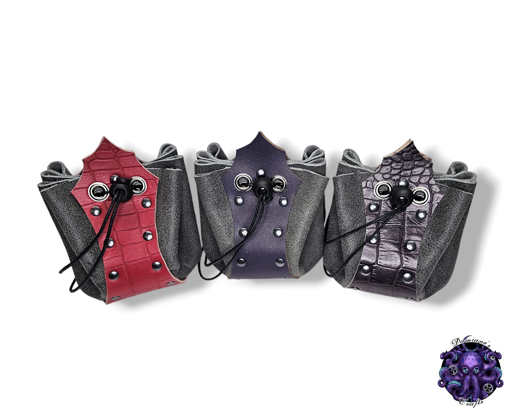 Pouch, Pocket, Medieval, purse, coin, dice, money, soft, real leather, cord, dnd, rpg, larp, cosplay