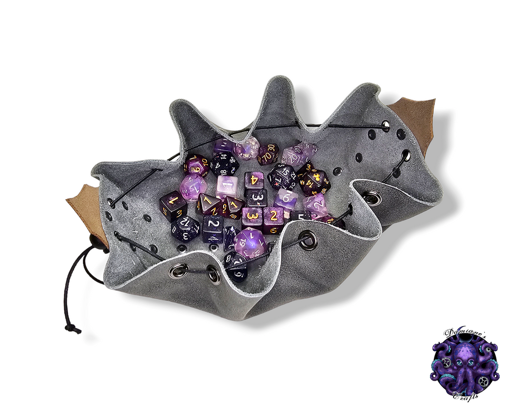 Bolsa, bolsillo, medieval, monedero, moneda, dados, dinero, suave, cuero auténtico, cordón, D&amp;D, RPG, LARP, cosplay
