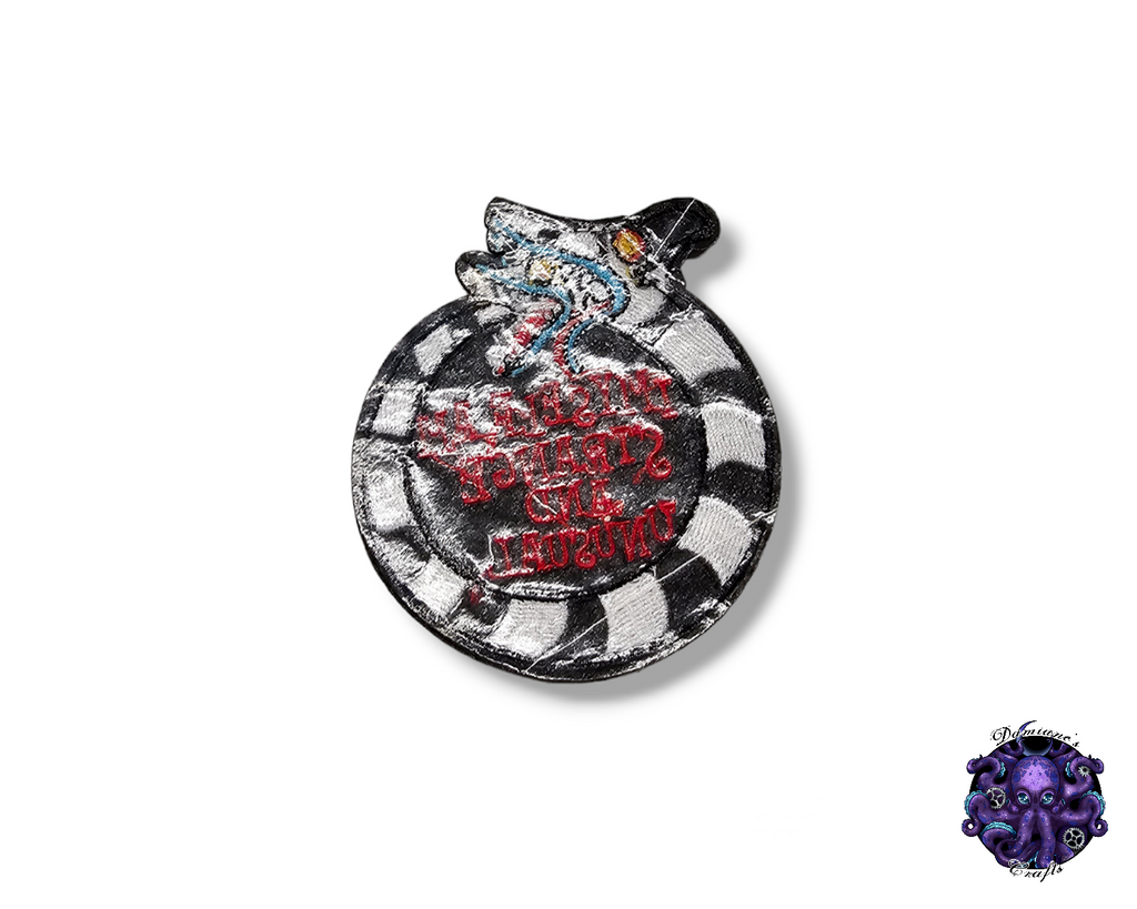 Embroided Patch, Iron on, Glue, Craft supply, Embroidery, Fabric, Movie, Tv serie, Cartoon, Gothic, undead, Snake, Horror