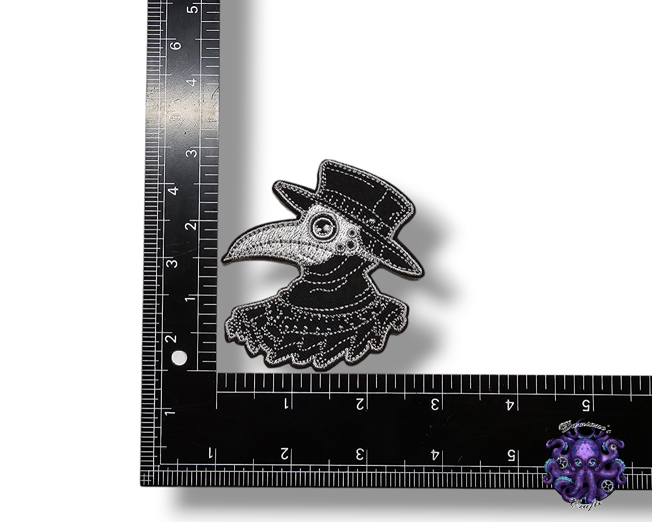 Embroided Patch, Iron on, Glue, Craft supply, Embroidery, Fabric, Gothic, Halloween, spooky, skeleton, cards, hell, 666, pentacle, baphomet, plague doctor, death, devil, satan