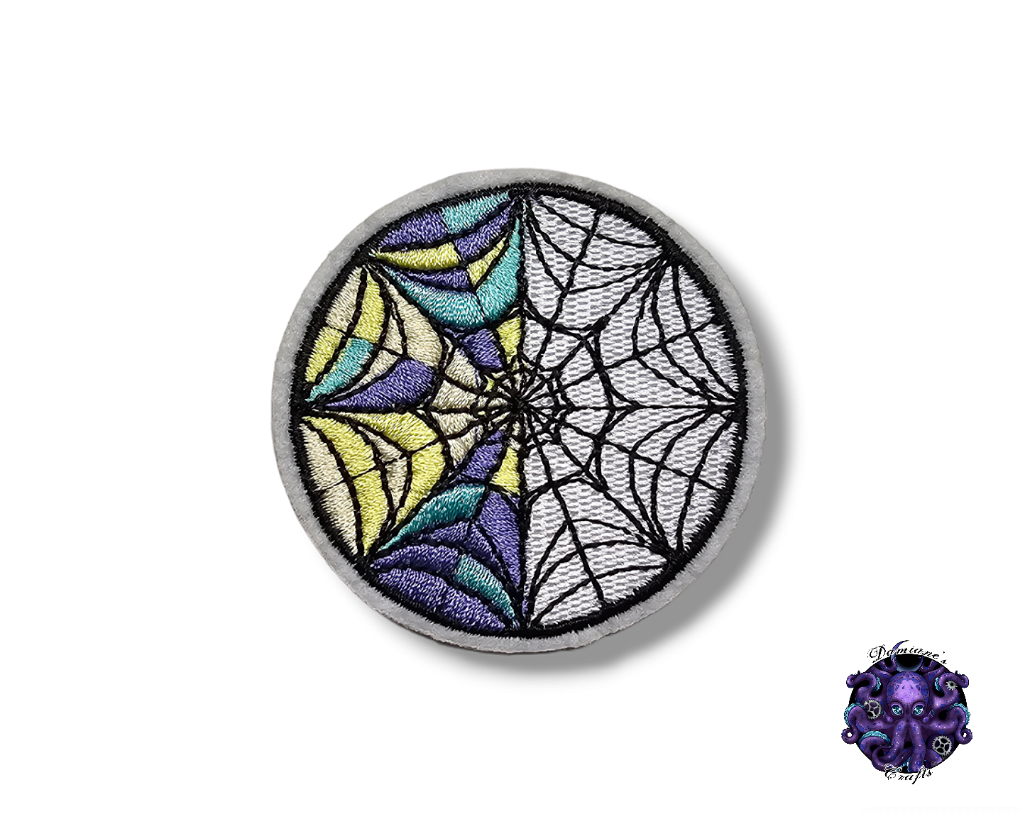 Fabric Embroided Patch, academy, Thing, Rose window, umbrella, cello, gothic, Iron on, glue, badge