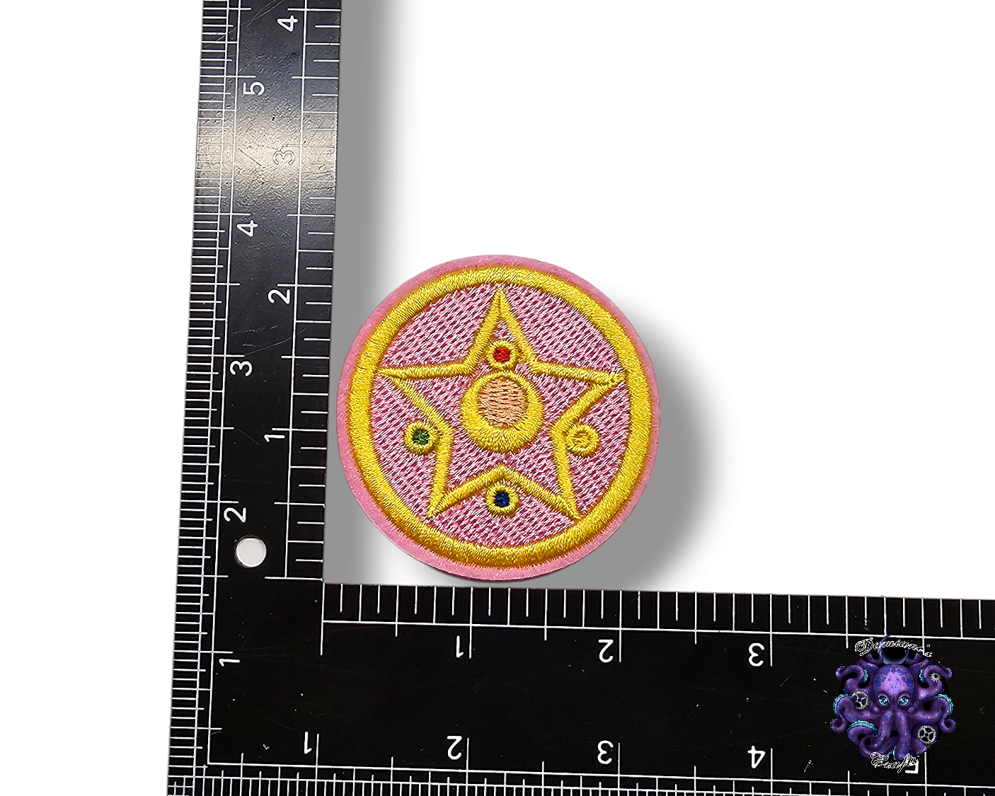 Embroided Patch, Iron on, Glue, Craft supply, Embroidery, Fabric, Cute, Kawai, Girl, Anime, Manga, bow, star, heart, cat