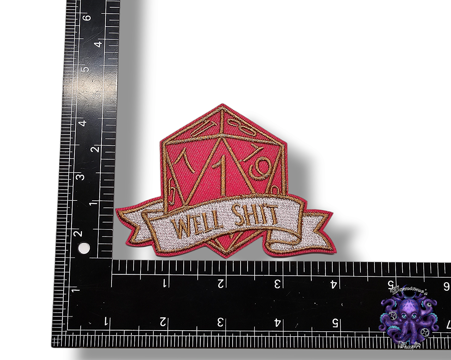 Embroided Patch, Iron on, Glue, Craft supply, Embroidery, Fabric, Dnd, Dungeon, Dragon, Gelatinous cube, Cthulhu, Quest, Potion, Goblin, D20