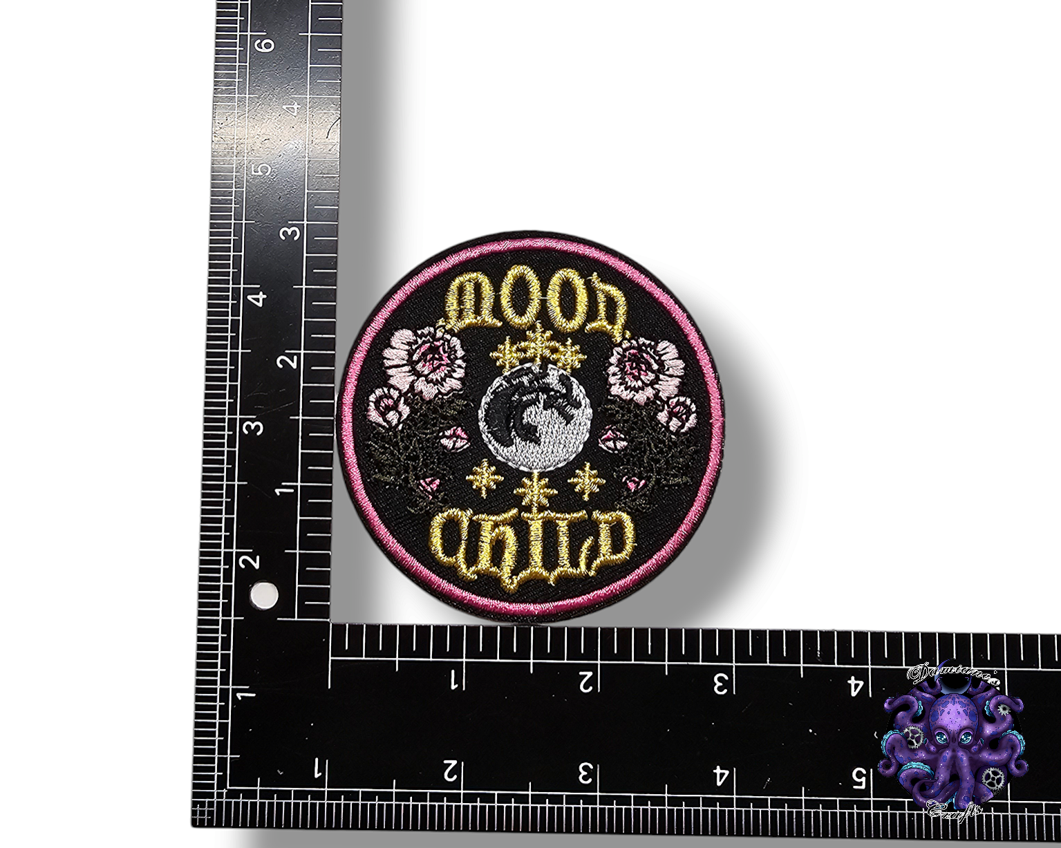 Embroided Patch, Iron on, Glue, Craft supply, Embroidery, Fabric, Sun, Moon, Crescent moon, crystal, moon child, floral, flower, star, cloud