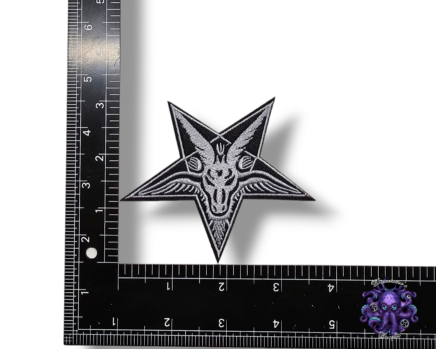 Embroided Patch, Iron on, Glue, Craft supply, Embroidery, Fabric, Gothic, Halloween, spooky, skeleton, cards, hell, 666, pentacle, baphomet, plague doctor, death, devil, satan