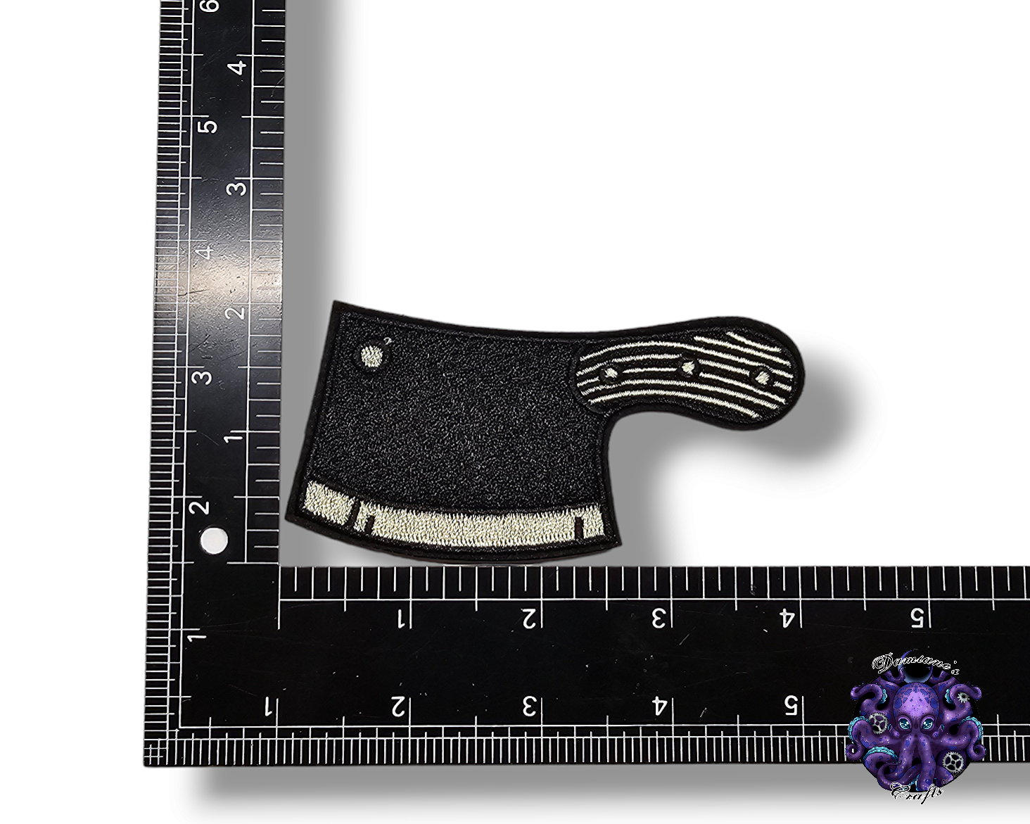 Embroided Patch, Iron on, Glue, Craft supply, Embroidery, Fabric, True crime, heart, poison, blood, weapon