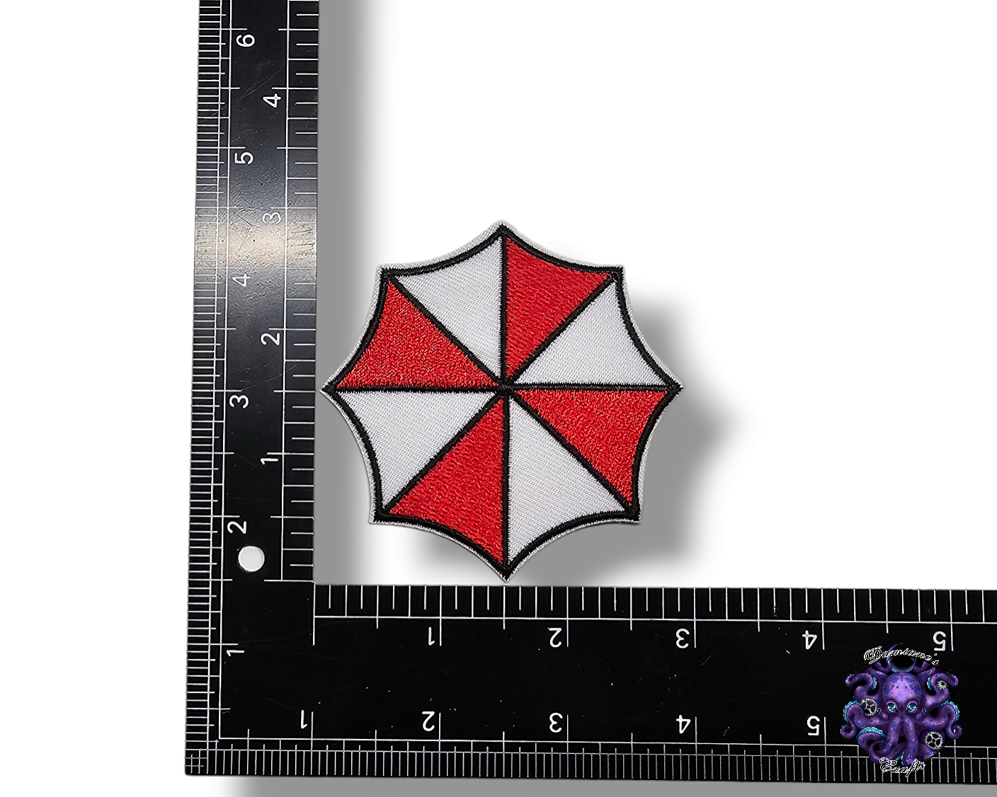 Embroided Patch, Iron on, Glue, Craft supply, Embroidery, Fabric, Biohazard, Radioactive, Zombie, Video game, movies, post-apocalypse