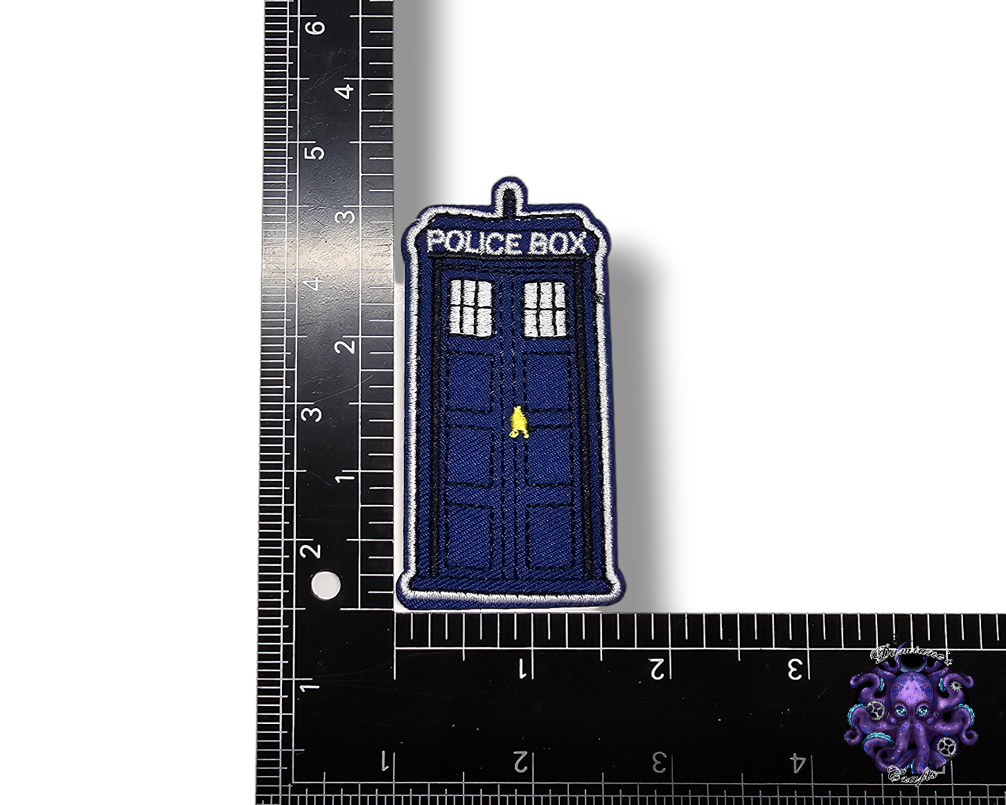 Embroided Patch, Iron on, Glue, Craft supply, Embroidery, Fabric, movie, tv show, phone booth, impossible, wolf head, hydra, devil