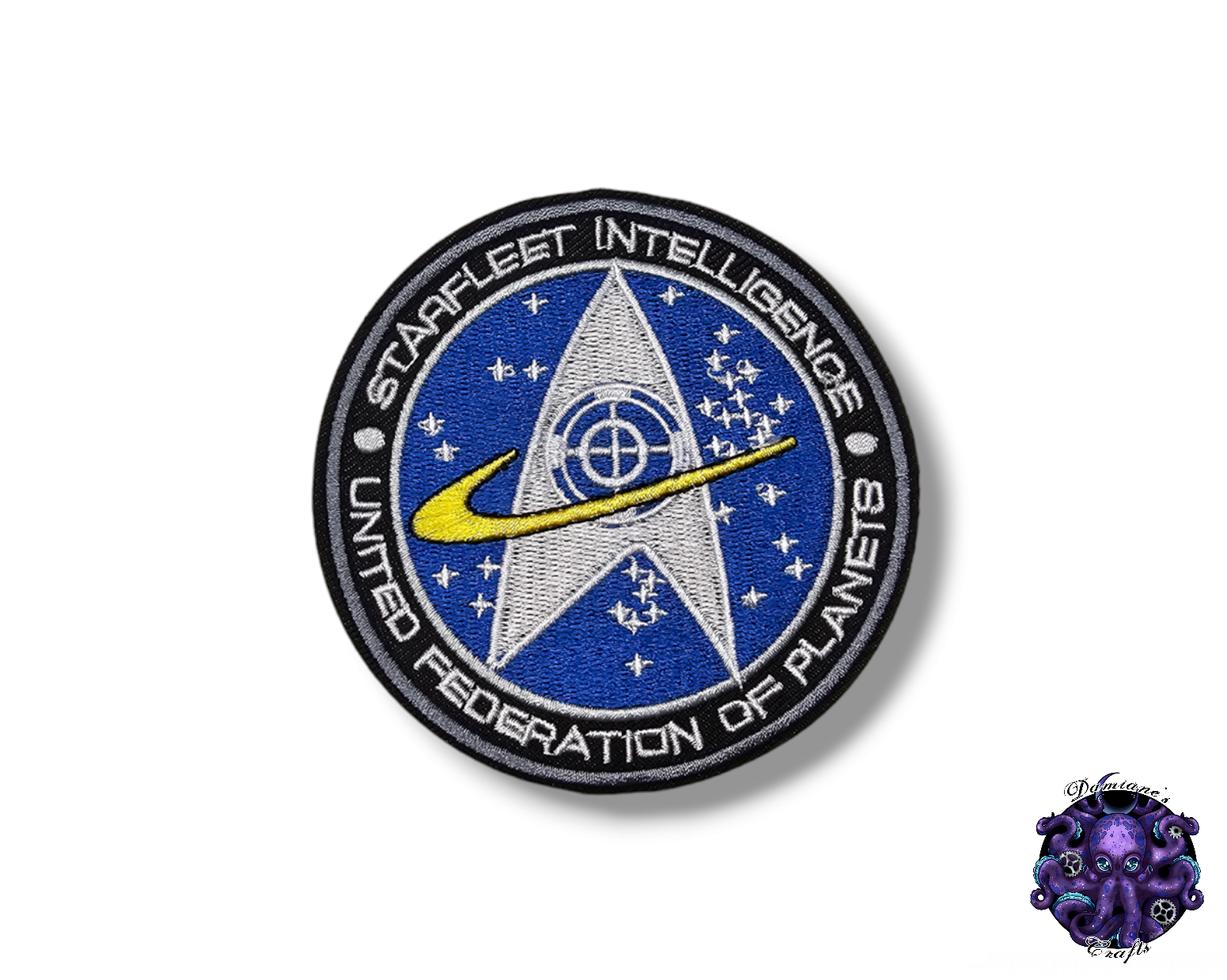 Embroided Patch, Iron on, Glue, Craft supply, Embroidery, Fabric, Movie, Tv show, tv serie, science fiction, futur, space, extraterrestrial