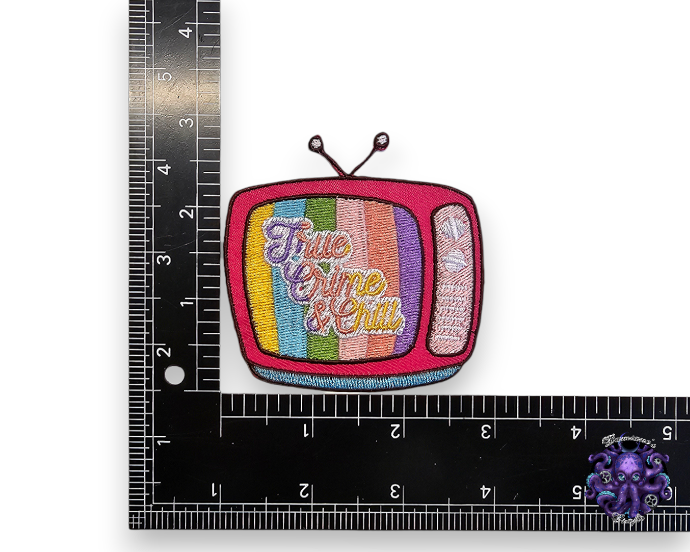 Embroided Patch, Iron on, Glue, Craft supply, Embroidery, Fabric, True crime, heart, poison, blood, weapon
