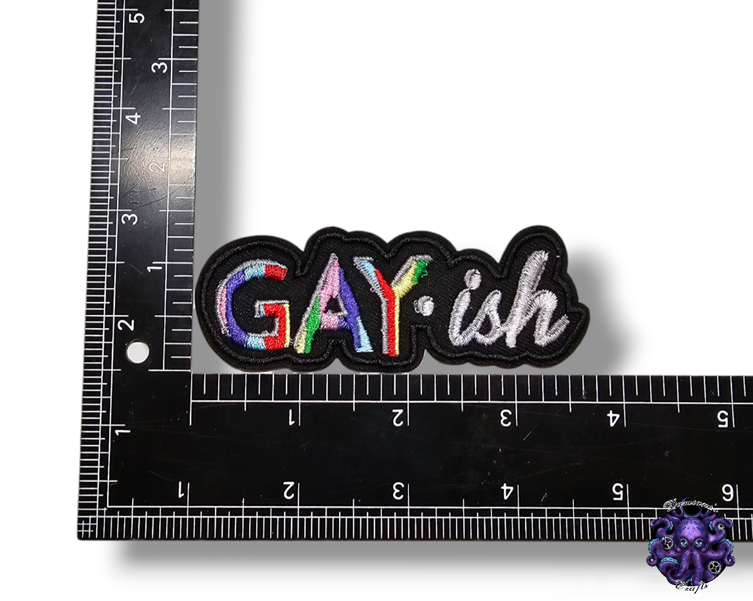 Embroided Patch, Iron on, Glue, Craft supply, Embroidery, Fabric, Gay, LGBT, Poo, Rainbow, Social anxiety, wave, World, Mama bear, good vibes, poo
