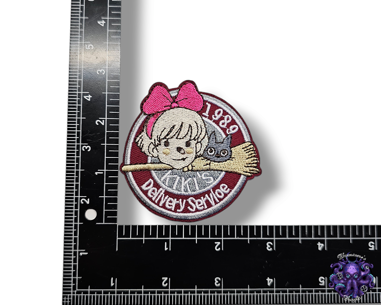 Embroided Patch, Iron on, Glue, Craft supply, Embroidery, Fabric, movie, classic, old movies, children, pop culture, witch, animation movie, tv show, fire, mystery