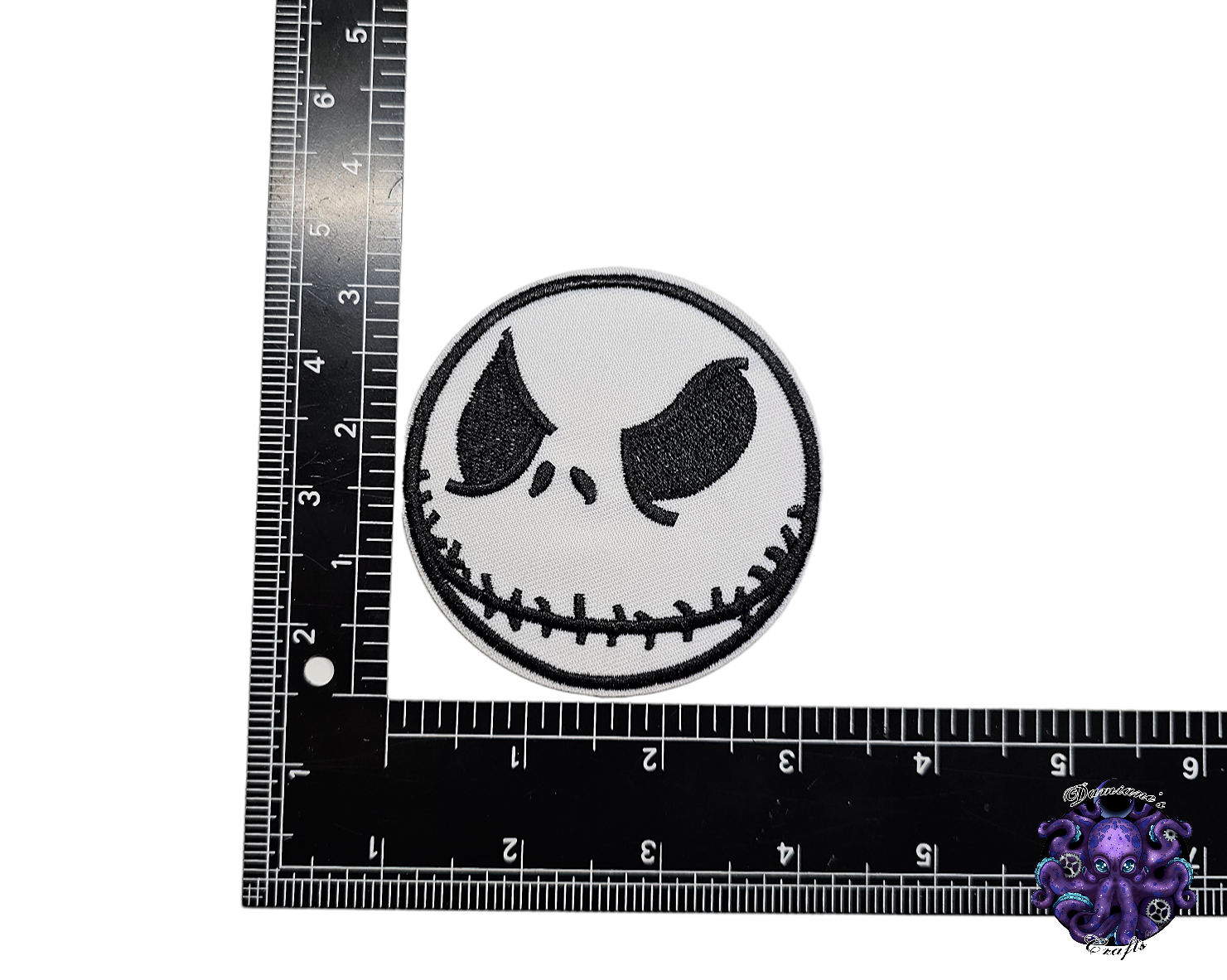 Embroided Patch, Iron on, Glue, Craft supply, Embroidery, Fabric, Movie, halloween, christmas, skeleton, doll, ghost