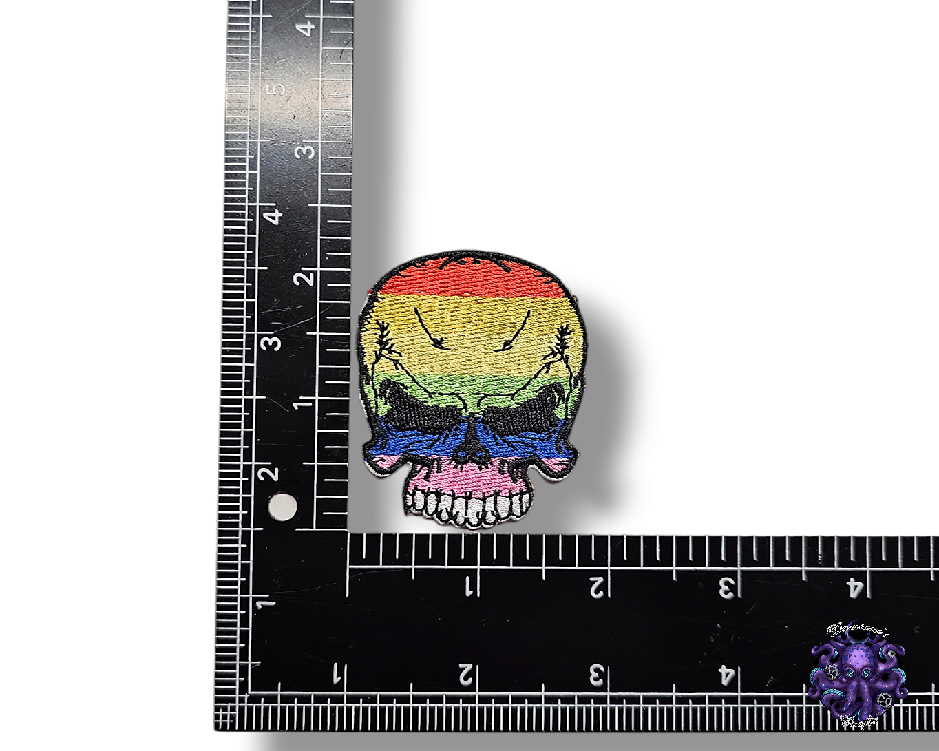 Embroided Patch, Iron on, Glue, Craft supply, Embroidery, Fabric, Gothic, Halloween, spooky, Skull, butterfly, crystal, cupcake, cherry