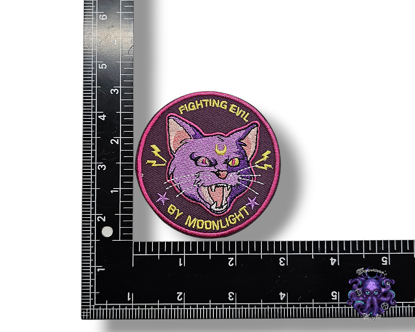 Embroided Patch, Iron on, Glue, Craft supply, Embroidery, Fabric, Cute, Kawai, Girl, Anime, Manga, bow, star, heart, cat