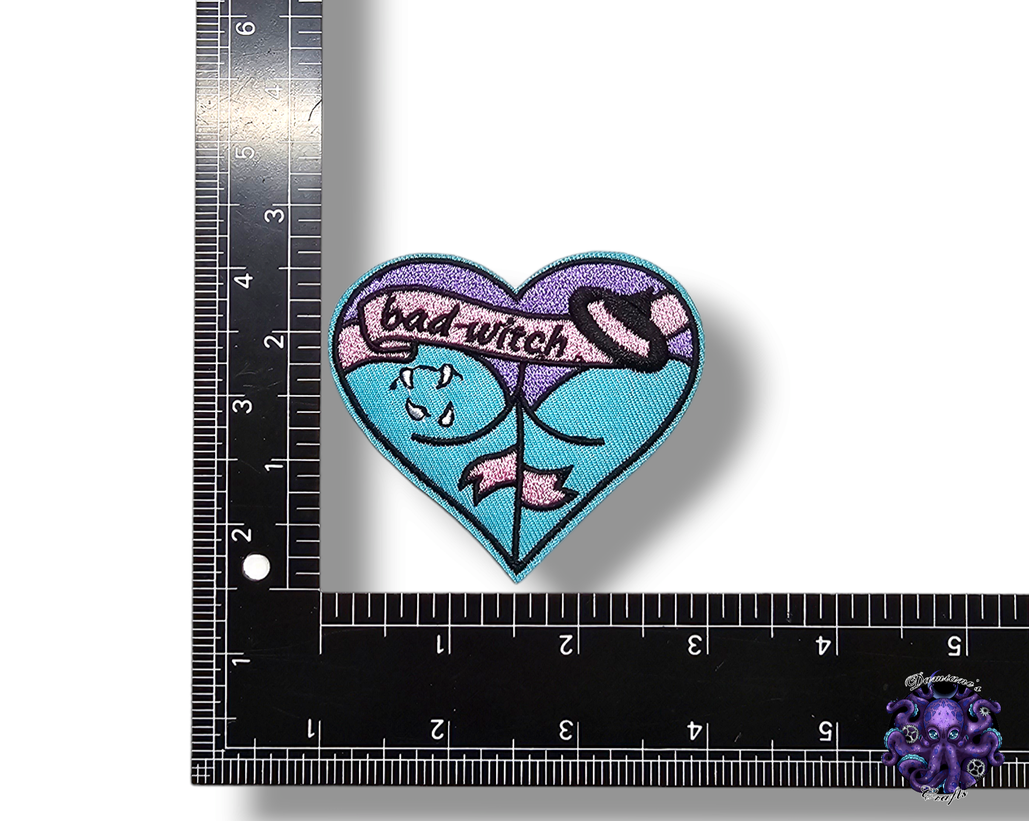 Embroided Patch, Iron on, Glue, Craft supply, Embroidery, Fabric, Heart, panties, handcuff, bdsm, skeleton, jack, demon, vampire, spiderweb, bad witch, witchy