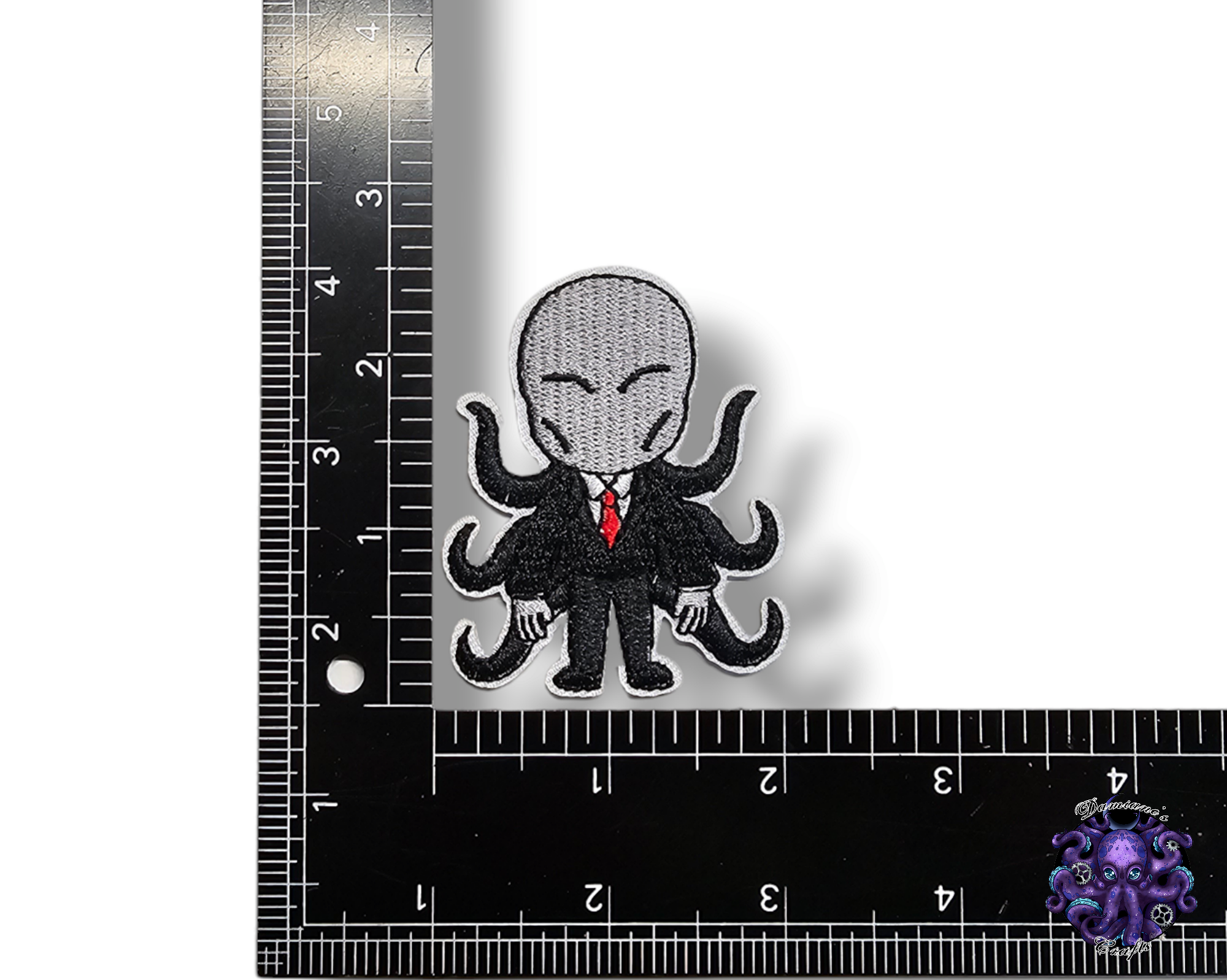 Embroided Patch, Iron on, Glue, Craft supply, Embroidery, Fabric, Movie, Old movies, classic, horror, 80s, knife, chibi