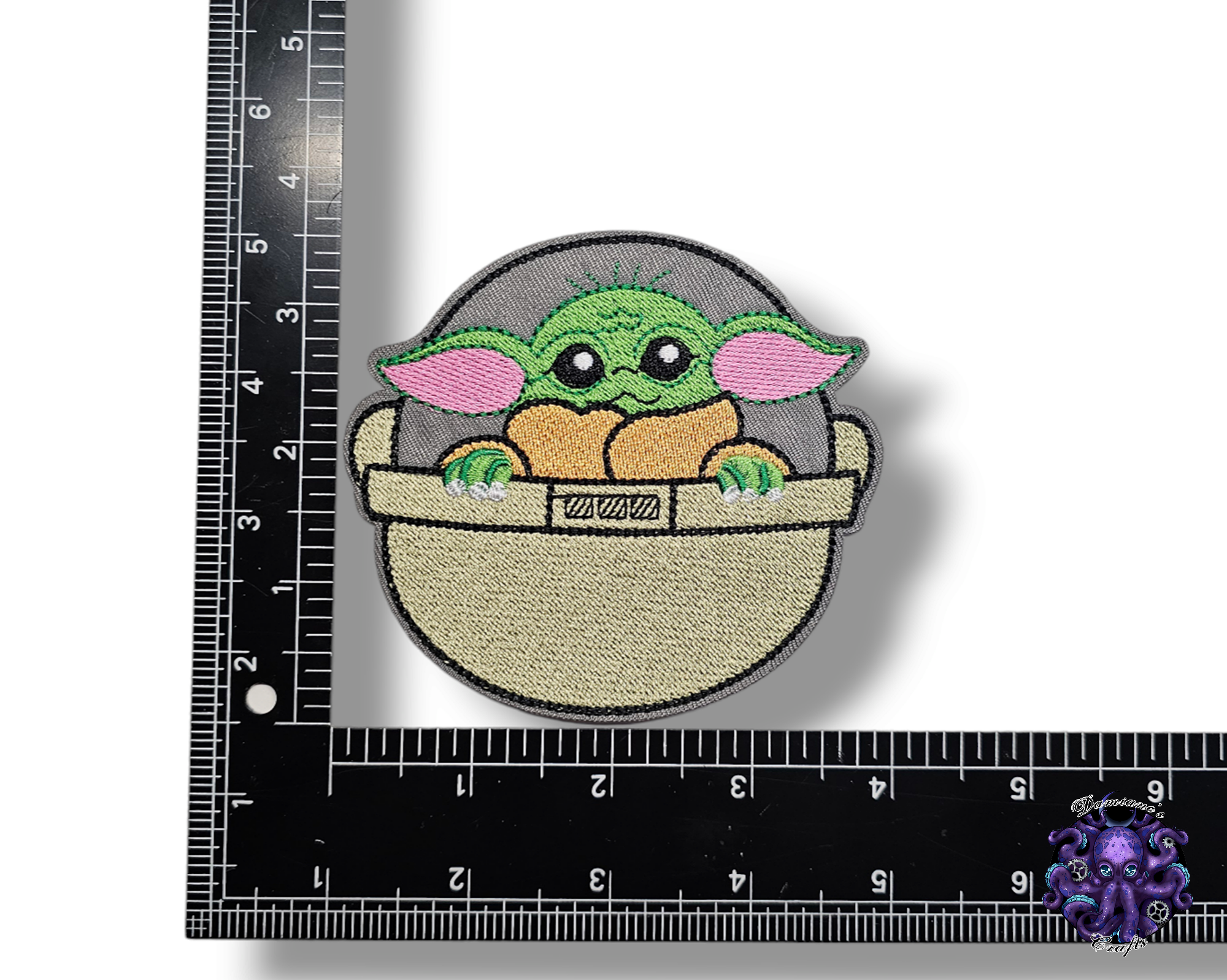 Embroided Patch, Iron on, Glue, Craft supply, Embroidery, Fabric, Movie, Old movies, classic, science fiction, futurist, space, opera